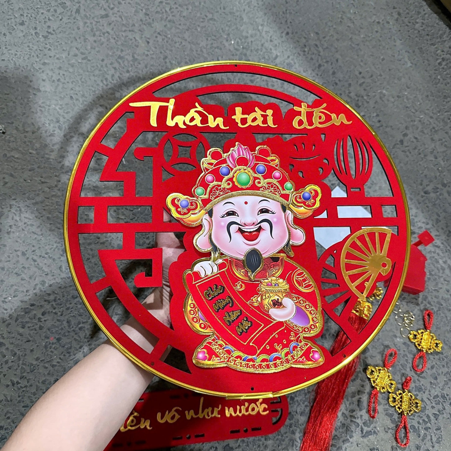 [100] Treo TẾT Thần Tài Lắc Lư