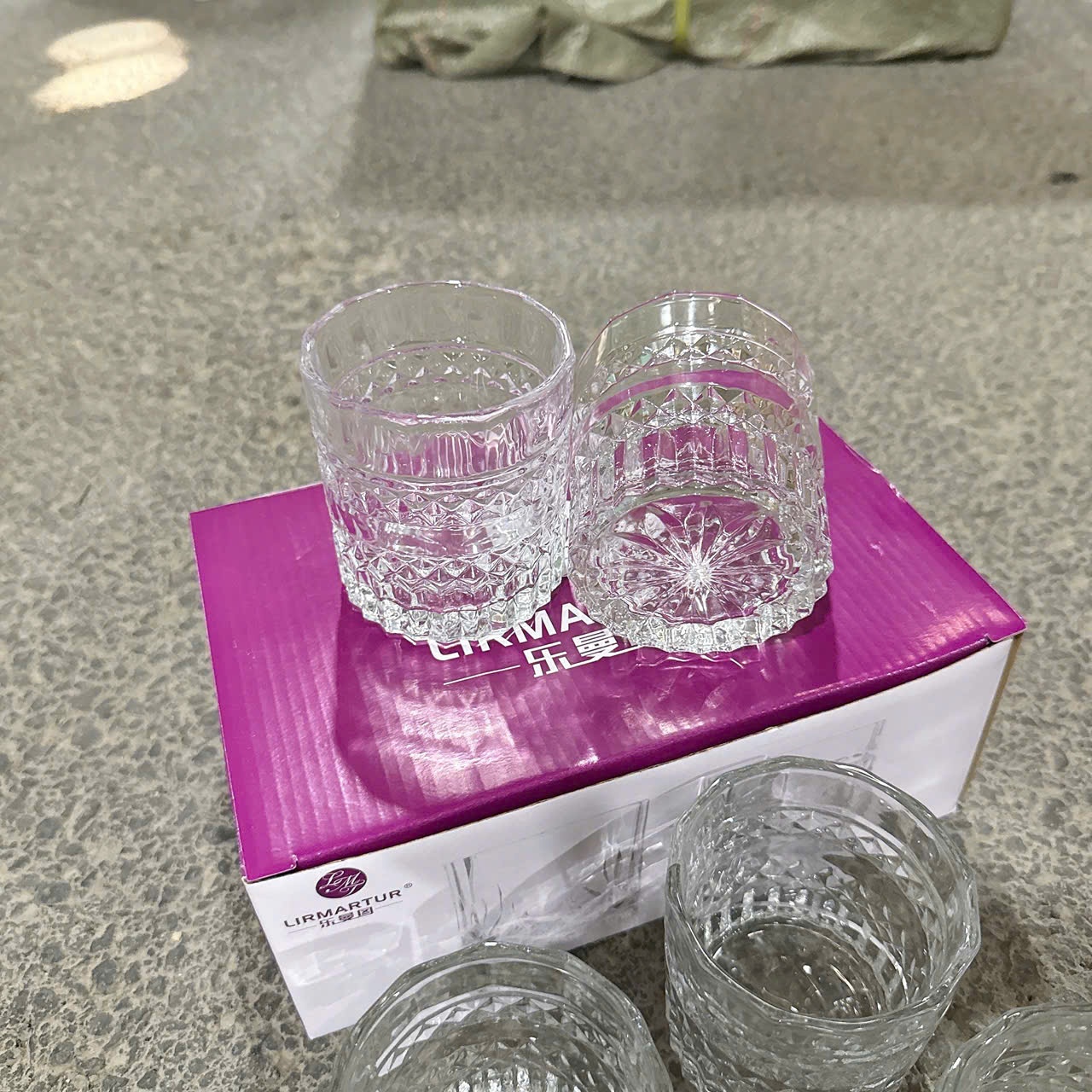 [12] Hộp 6 Ly Thuỷ Tinh 210ml-K7408