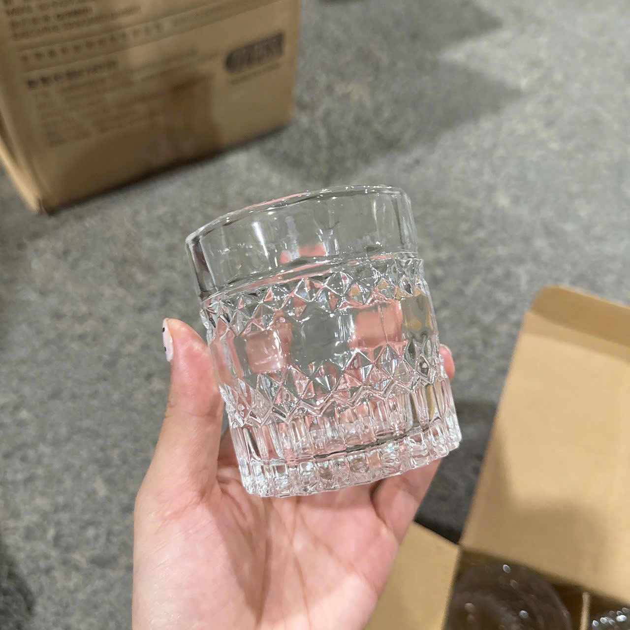 [12] Hộp 6 Ly Thuỷ Tinh 210ml-K7408
