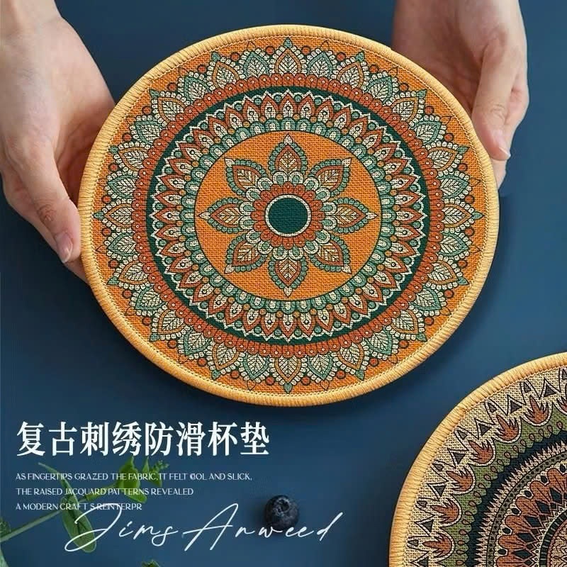 [600] Lót Nồi Thổ Cẩm 25cm