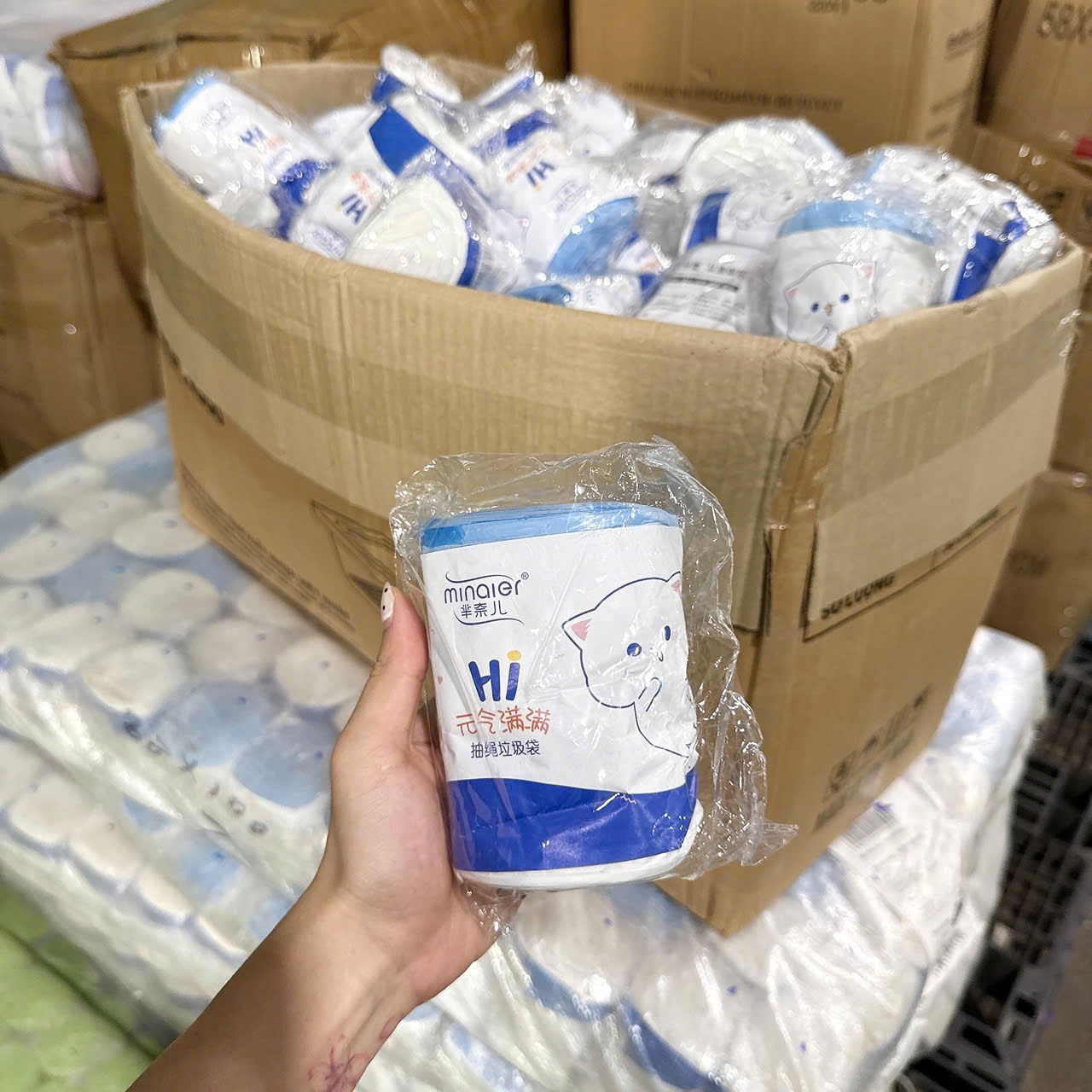 [100] Túi Rác Quai Xách MINAIER NHẸ 145g