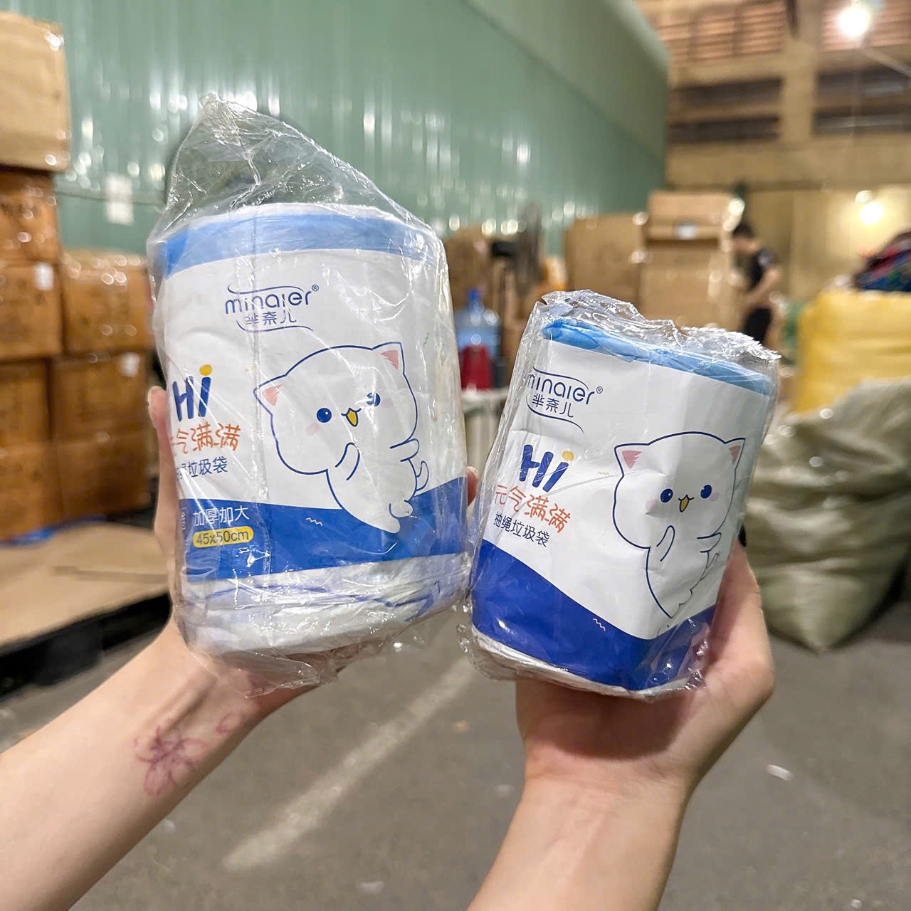 [100] Túi Rác Quai Xách MINAIER NHẸ 145g
