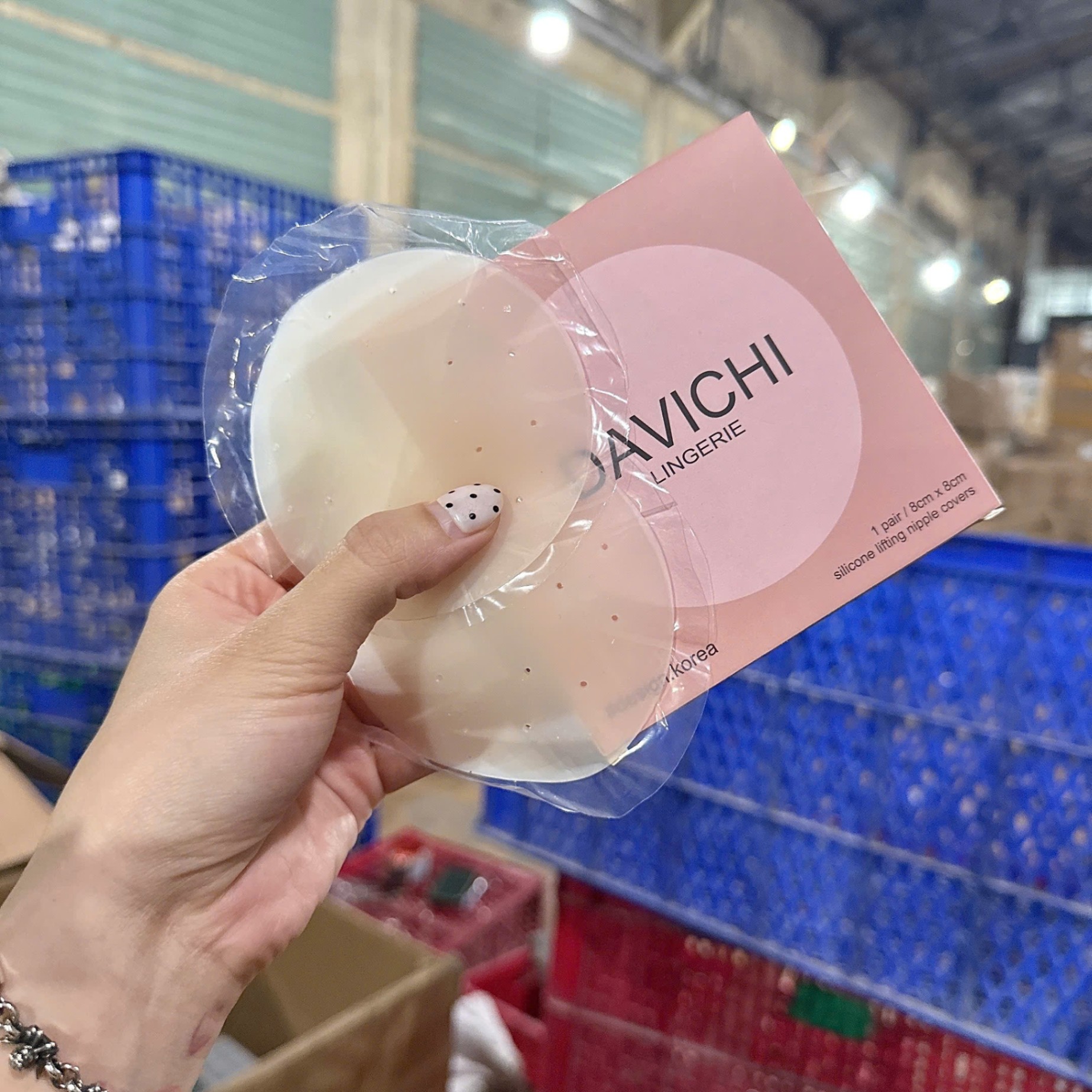 [500] Hộp 2 Miếng Dán Ngực Chống Mồ Hôi DAVICHI