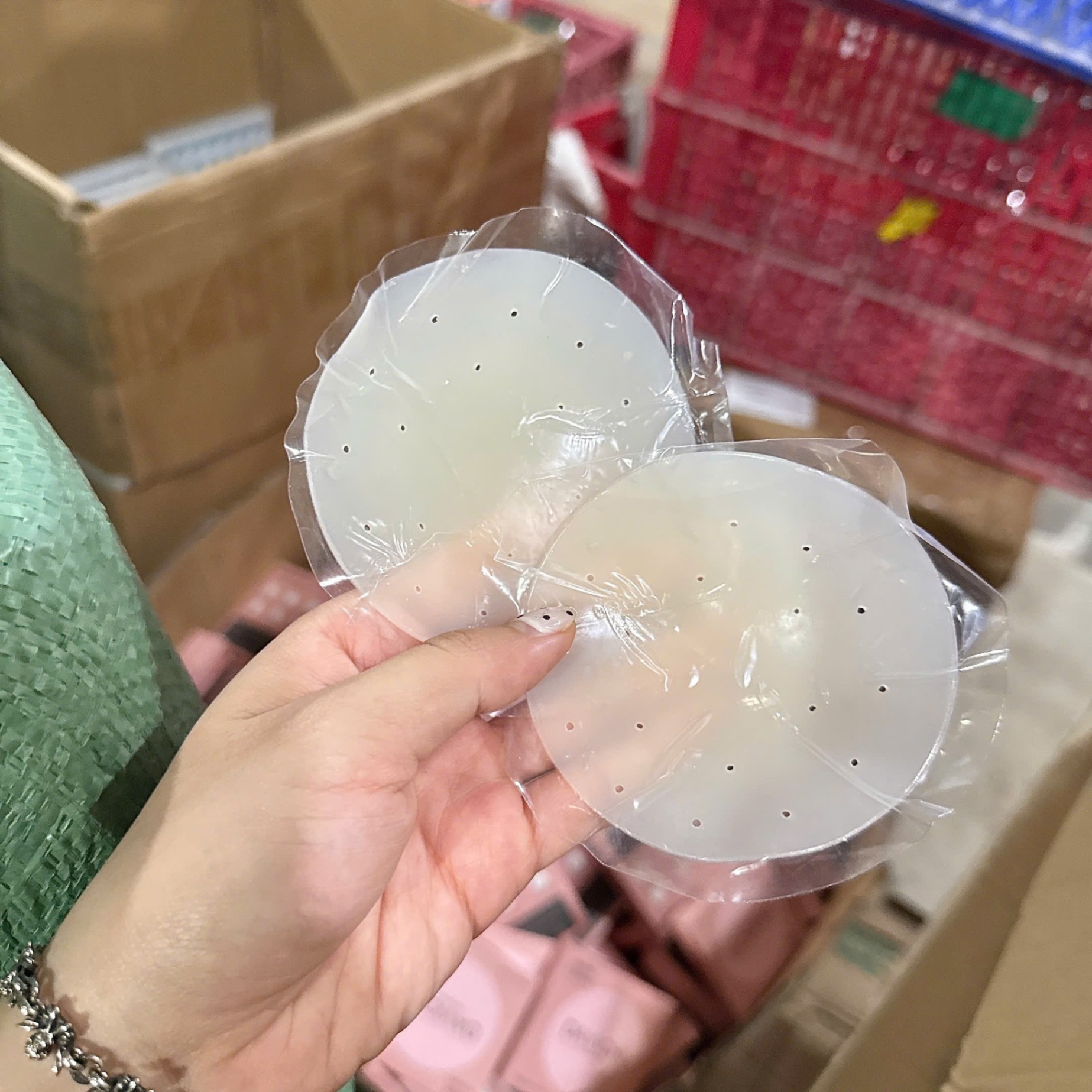 [500] Hộp 2 Miếng Dán Ngực Chống Mồ Hôi DAVICHI