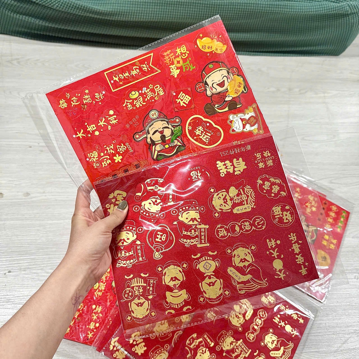 [700] Set Treo Trang Trí Tết Thần Tài 18ct