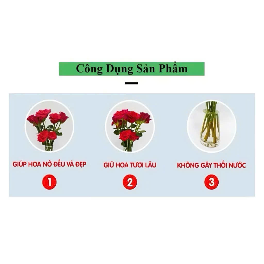 [100] Nước Cắm Hoa Bốn Mùa 500ml