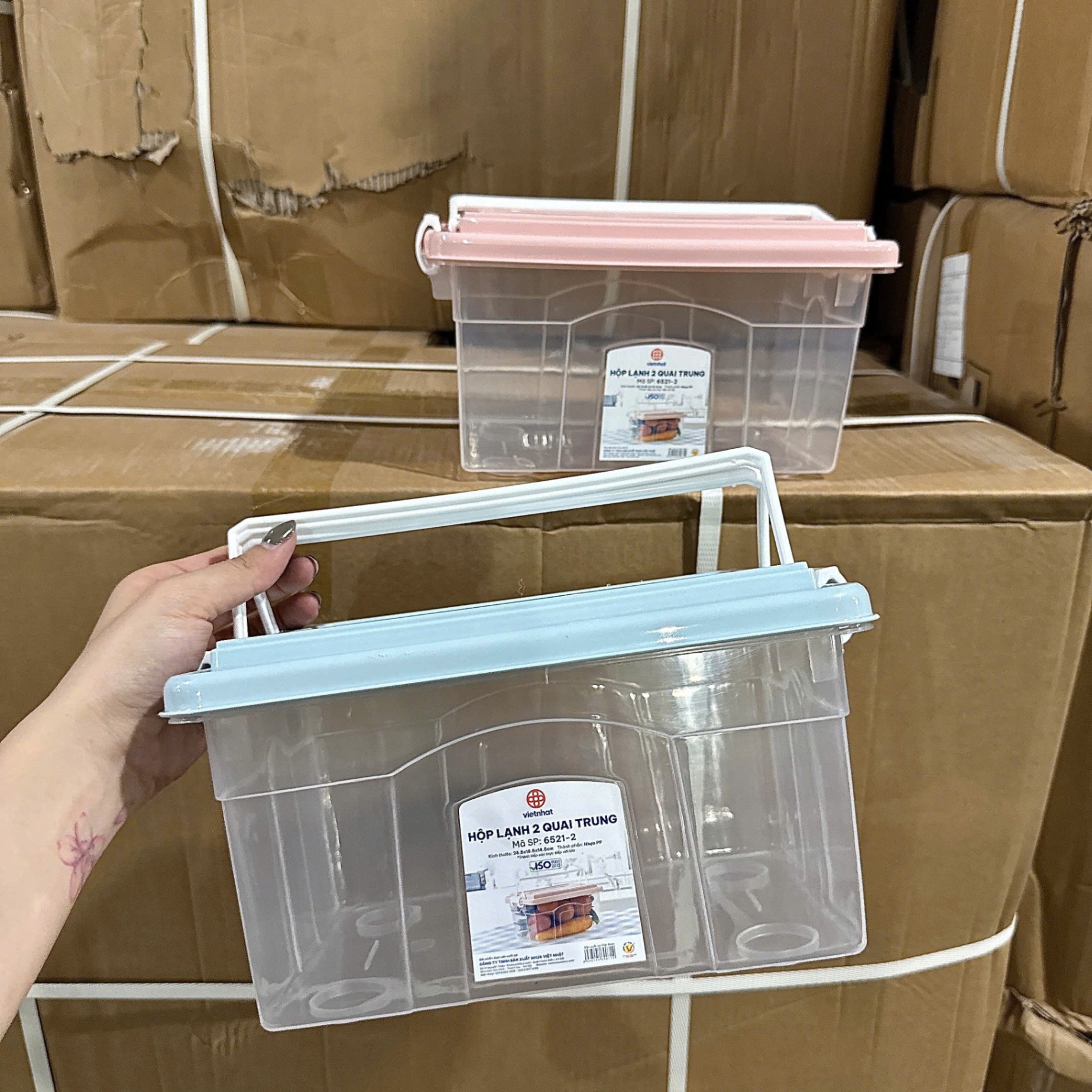 [10] Hộp Lạnh 2 Quai Trung 6521-2