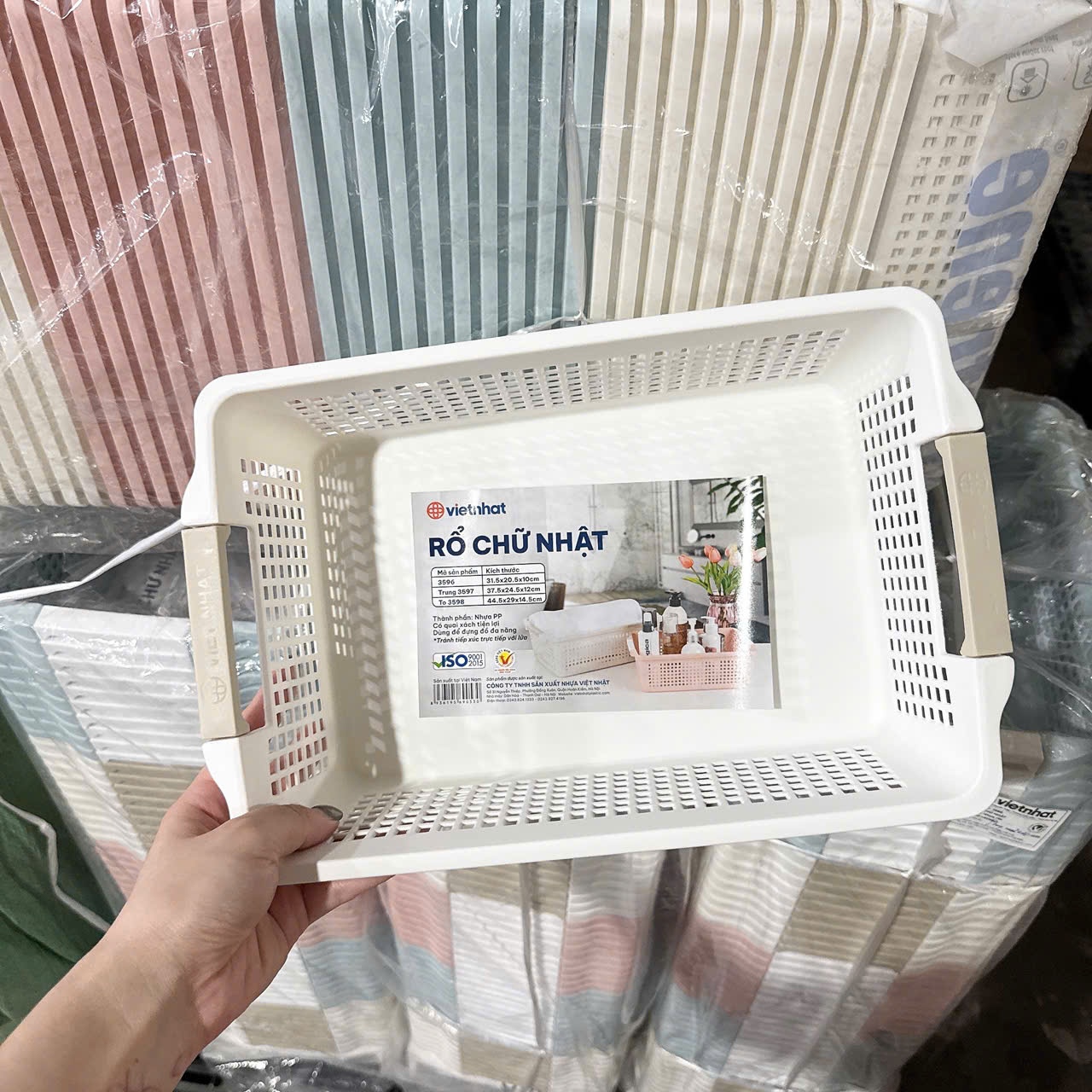 [50] Rổ Chữ Nhật 3596