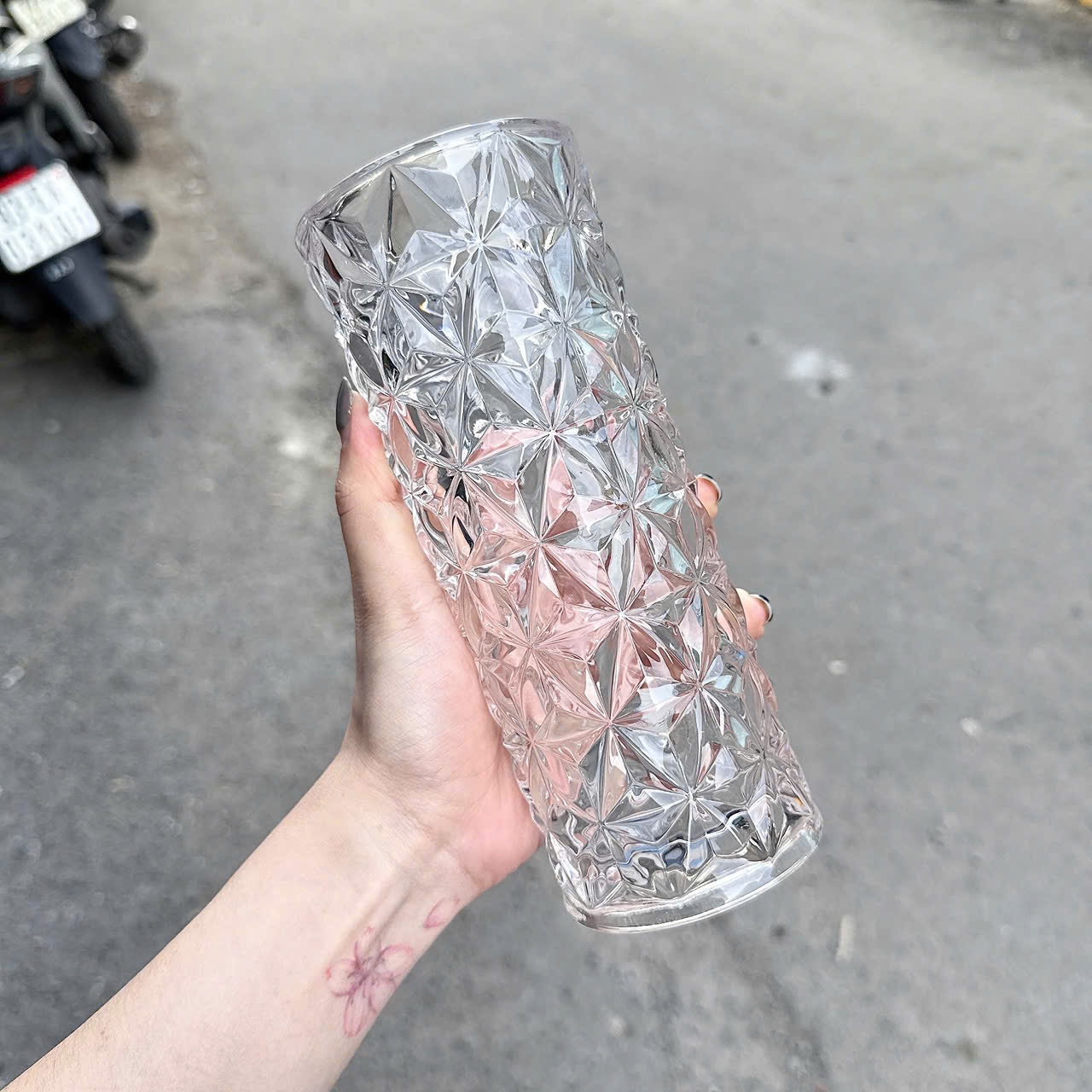 [24] Lọ Hoa Thuỷ Tinh Ống FB066B 20cm