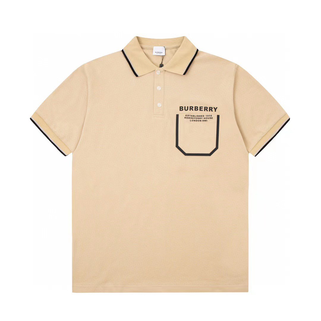 BURBERRY - BE VIỀN ĐEN, TÚI CHỮ - BBRR08-T