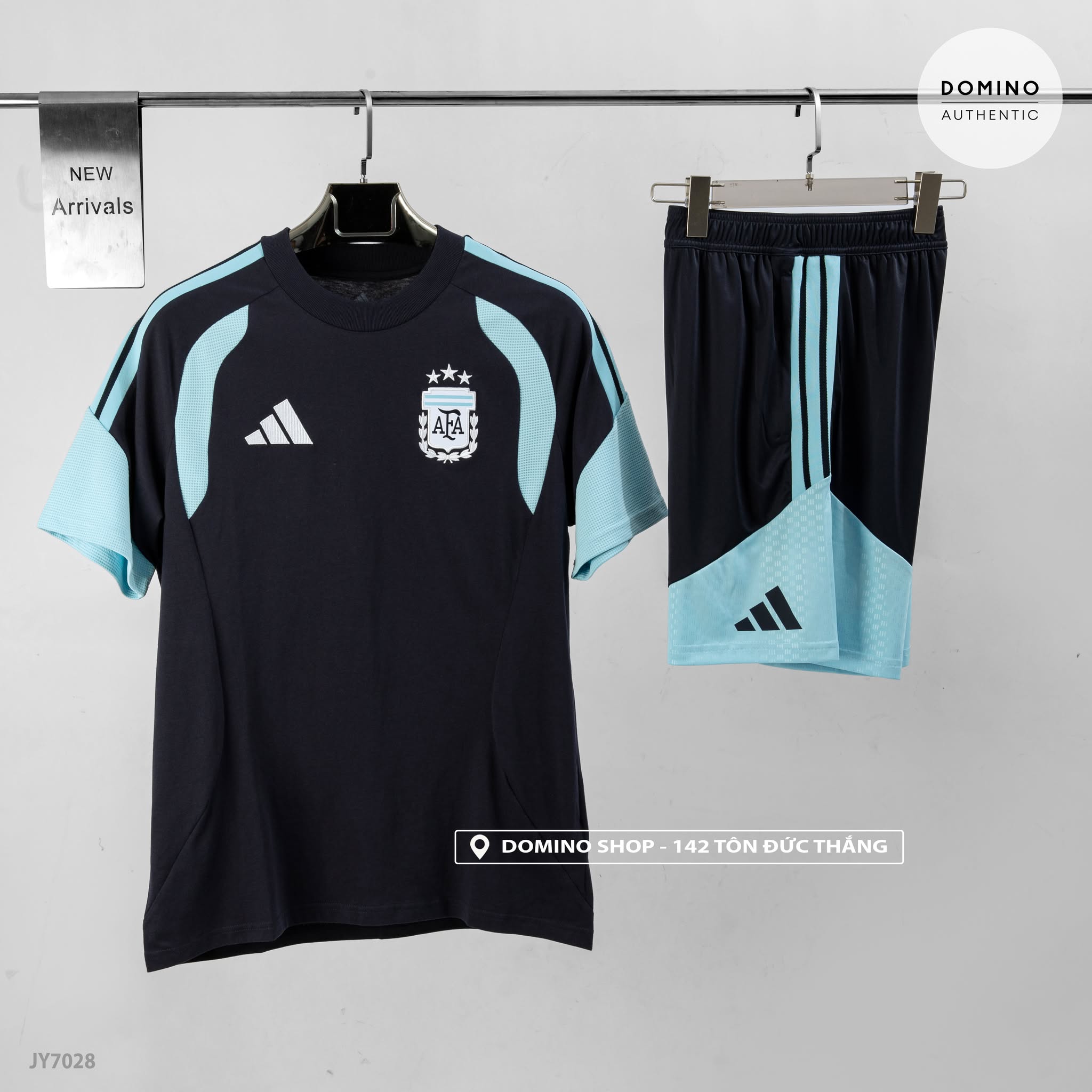 ADIDAS ARGENTINA 2026 TRAINING NAVY -TÚI KHOÁ- JY7028 - JY7031
