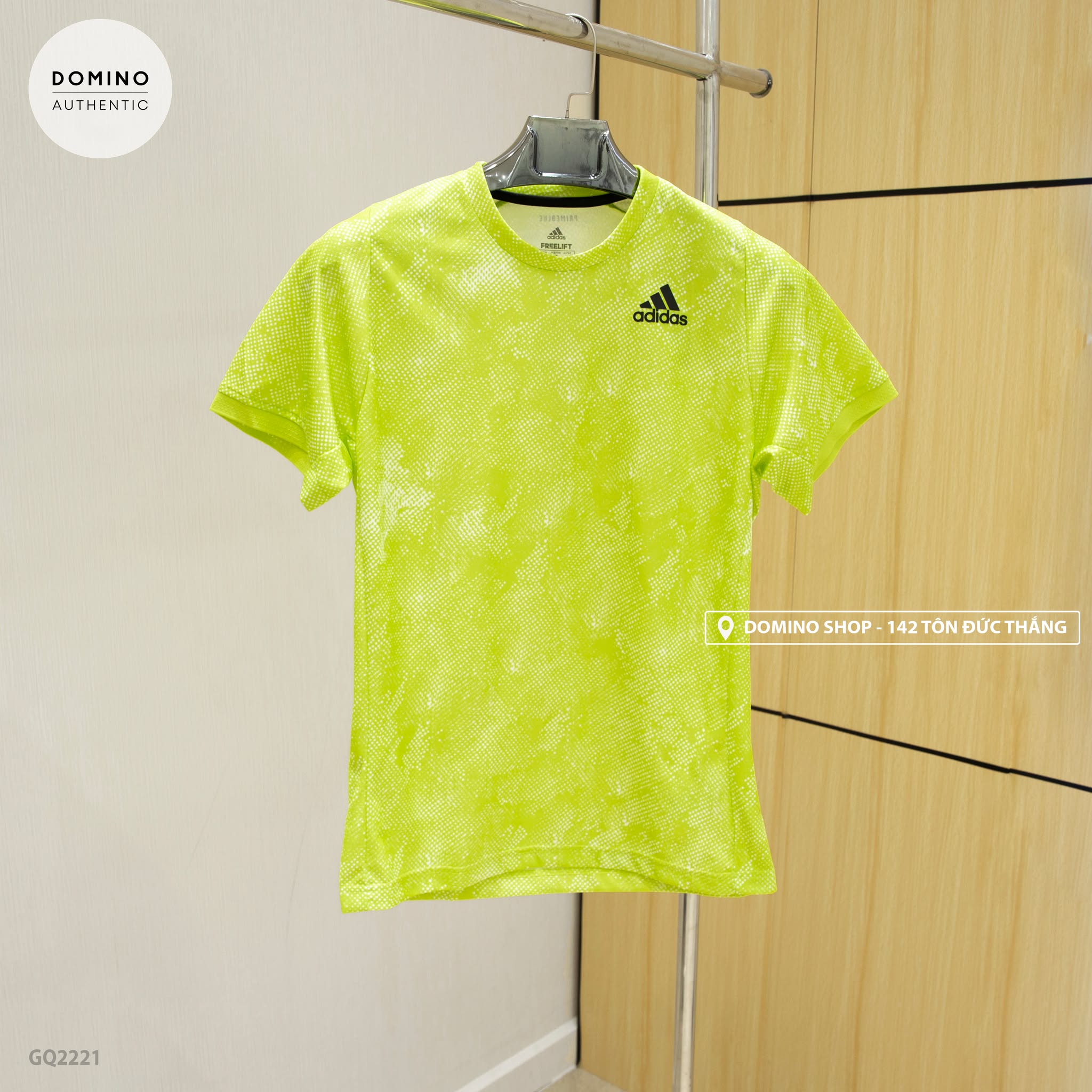 ADIDAS FREELIFT PRINTER T-SHIRT PRIMEBLUE YELLOW - GQ2221