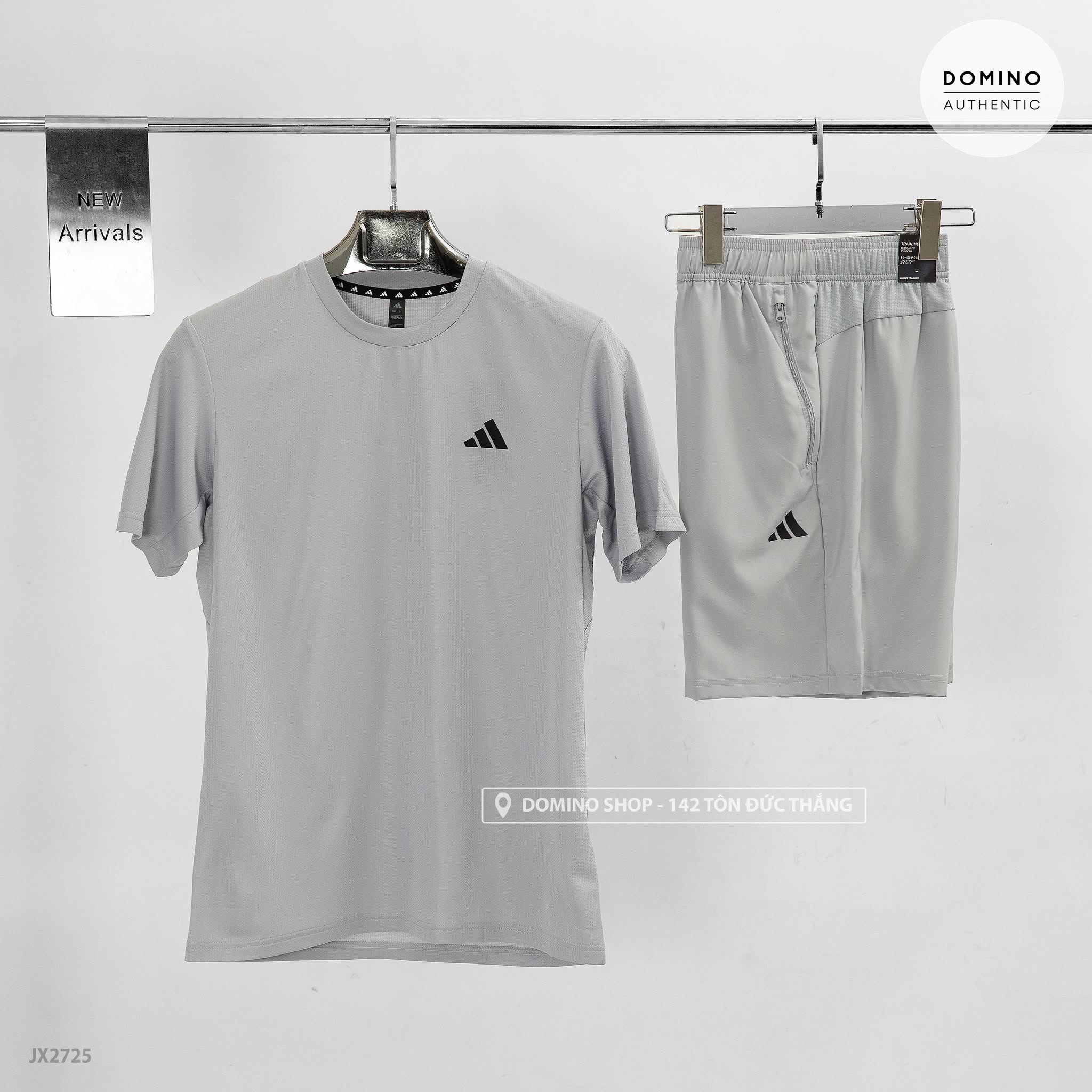 ADIDAS TRAIN ESSENTIALS TRAINING MEN'S 'GRAY' -TÚI KHÓA - JX2716 - JX2725