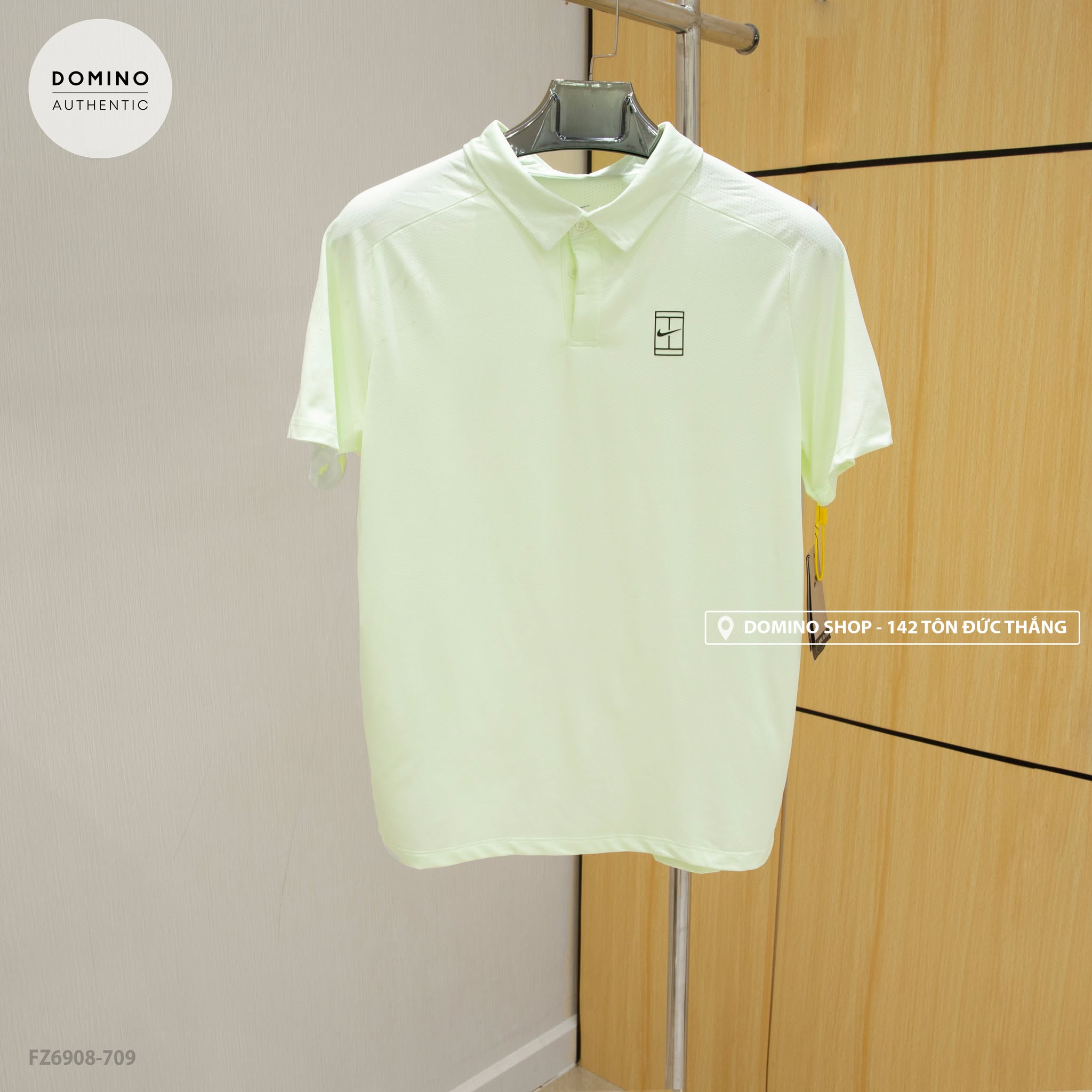 NIKE COURT ADVANTAGE MEN'S POLO 'GREEN' - FZ6908-709