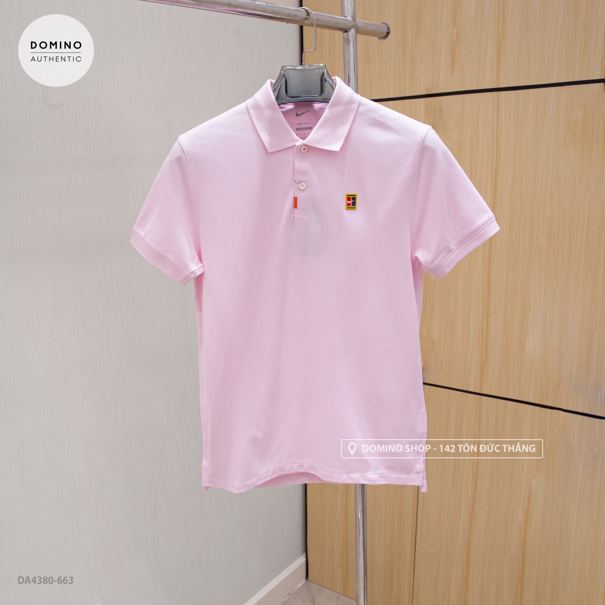 NIKE MEN'S SLIM-FIT POLO SHIRT 'PINK' - DA4380-663