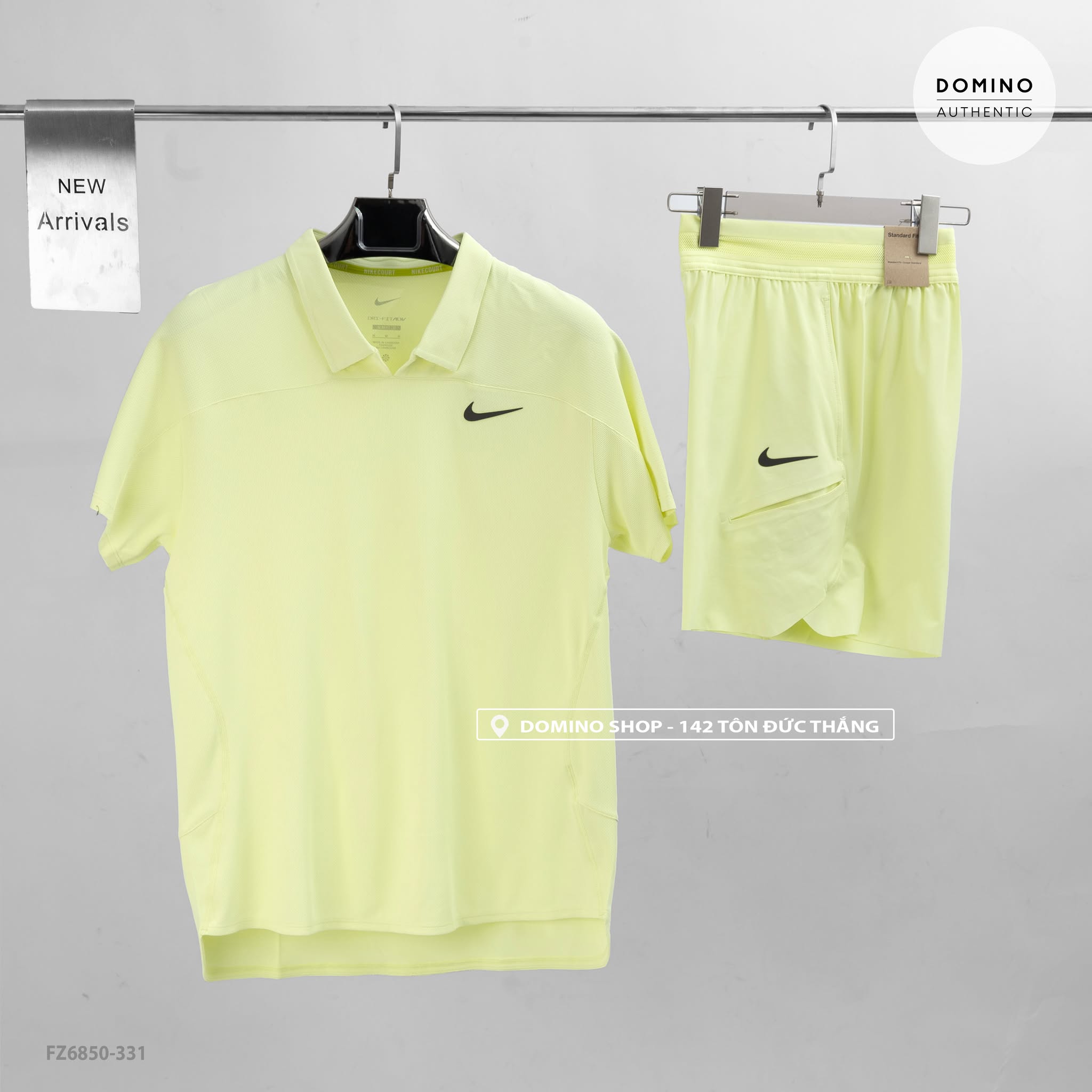 NIKECOURT SLAM MEN'S DRI-FIT ADV TENNIS POLO - FZ6899-331 - FZ6850-331