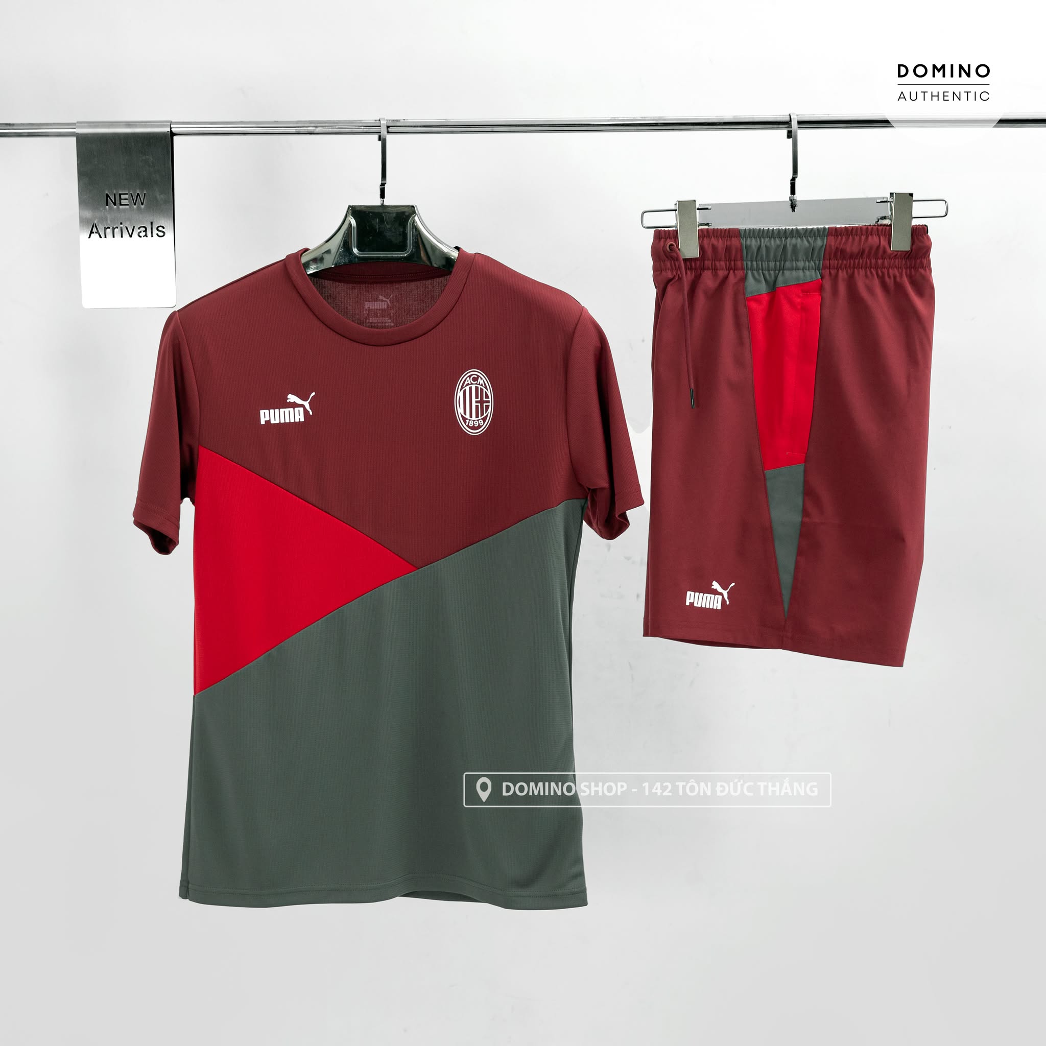 PUMA AC MILAN REGAL RED-FAST RED-DARK GRAY -TÚI KHOÁ- 777111-01 - 777115-01