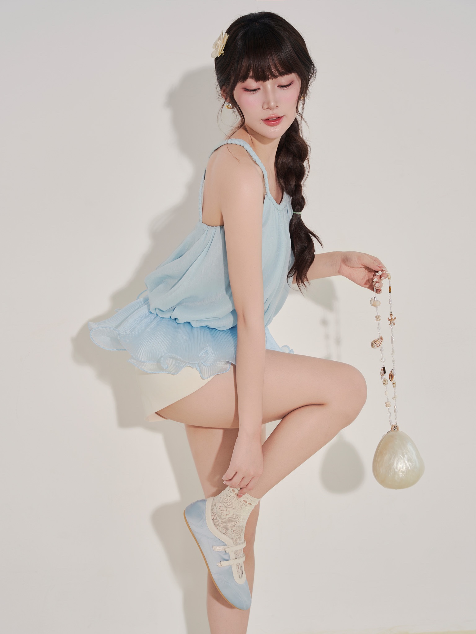 ÁO YẾM ĐAN DÂY BÈO LOE
