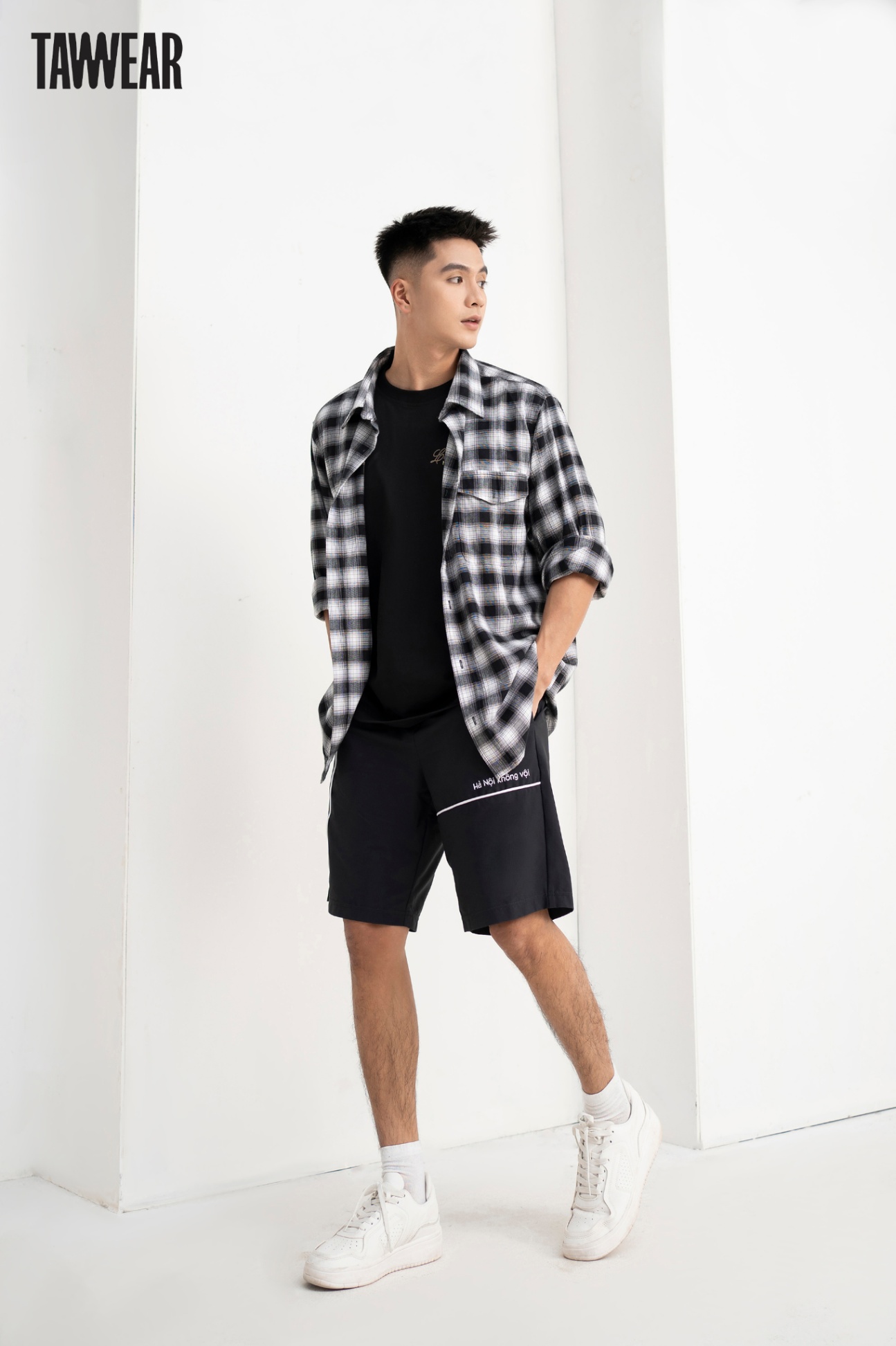 Áo Sơ Mi Regular Cào Bông Dài Tay TS078