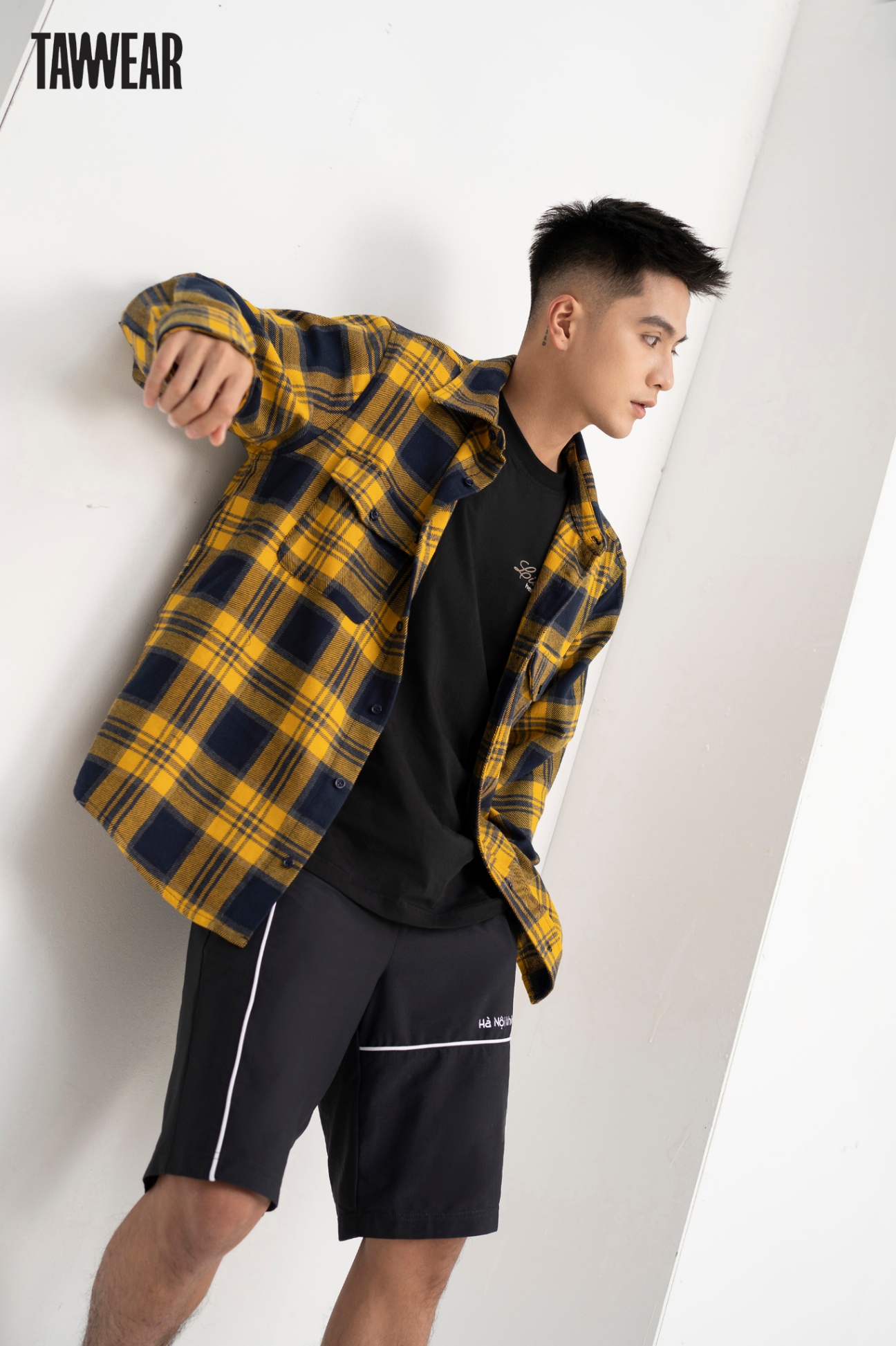 Áo Sơ Mi Regular Cào Bông Dài Tay TS078