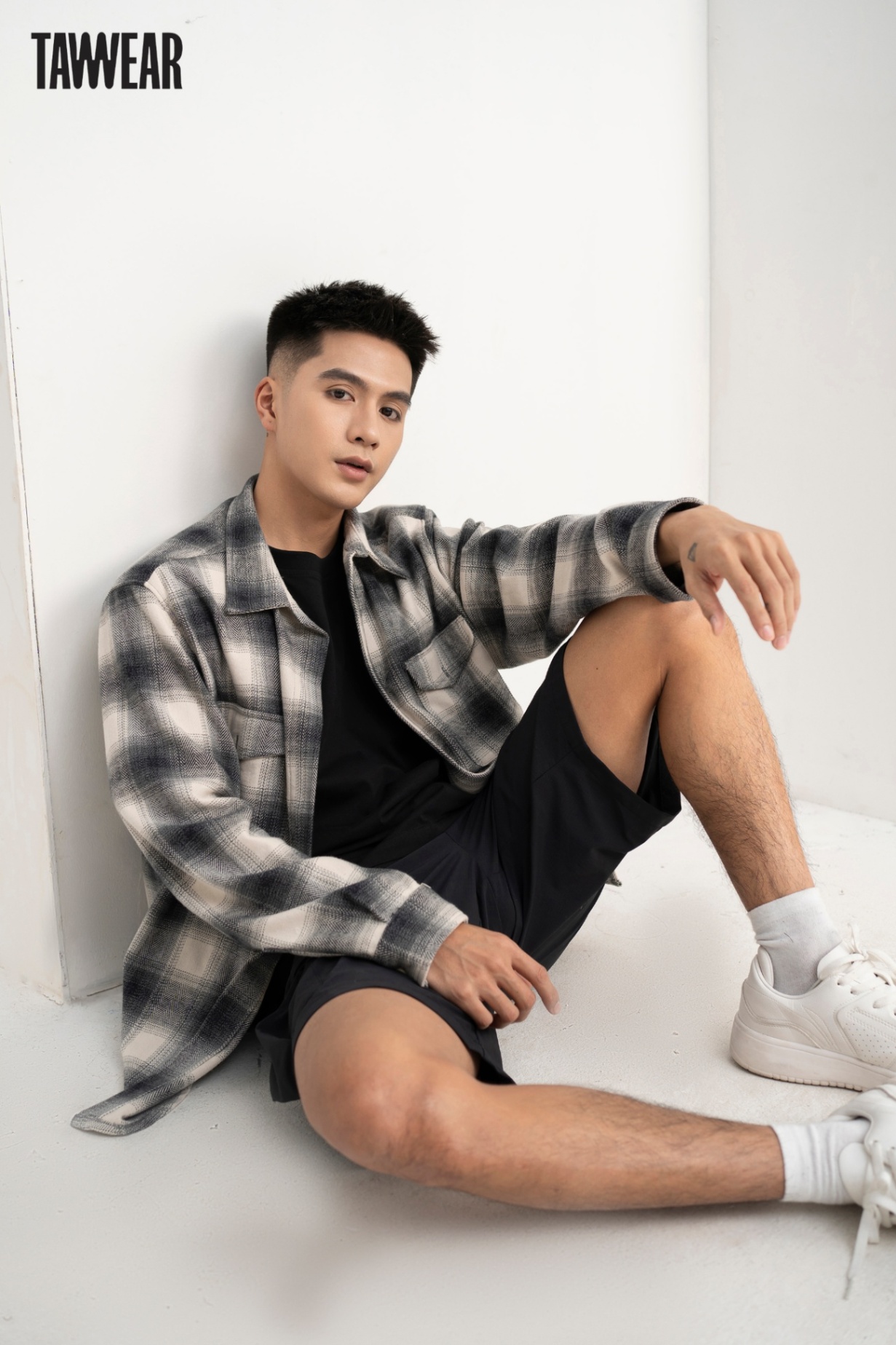 Áo Sơ Mi Regular Cào Bông Dài Tay TS078