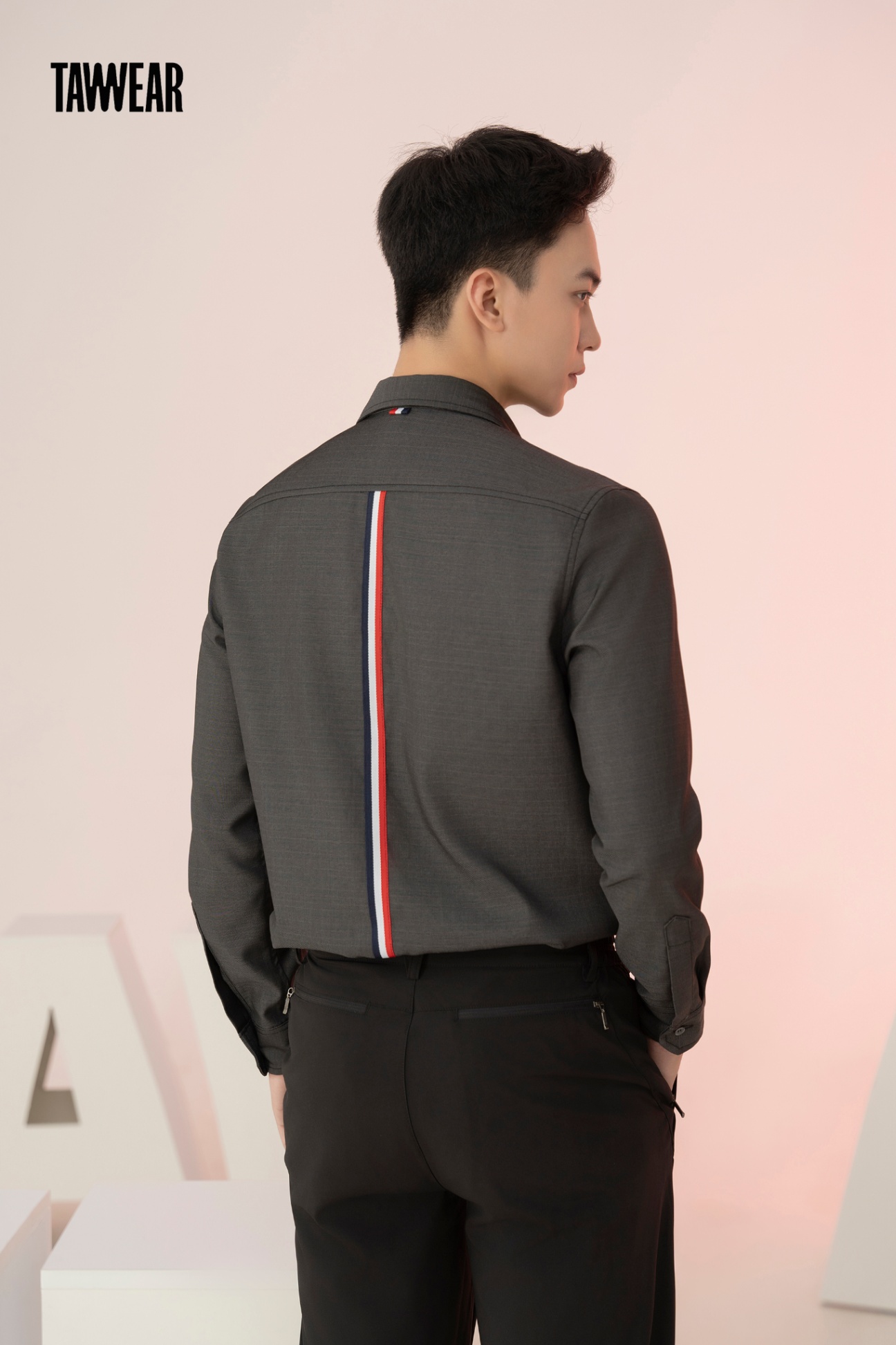 Áo Sơ Mi Nam Linen Đen Mềm Dây AS298