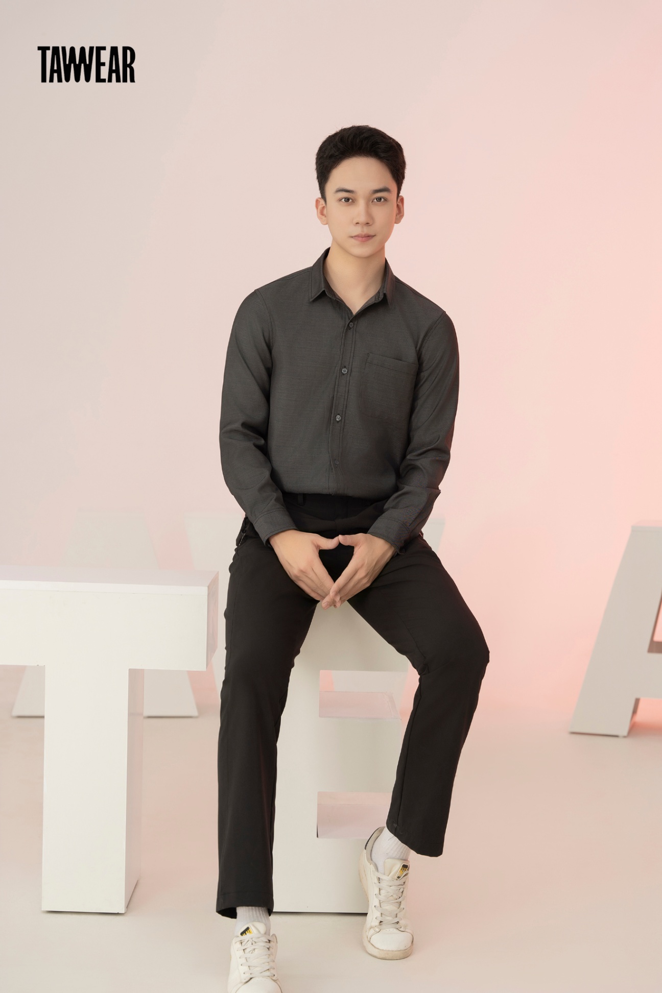 Áo Sơ Mi Nam Linen Đen Mềm Dây AS298