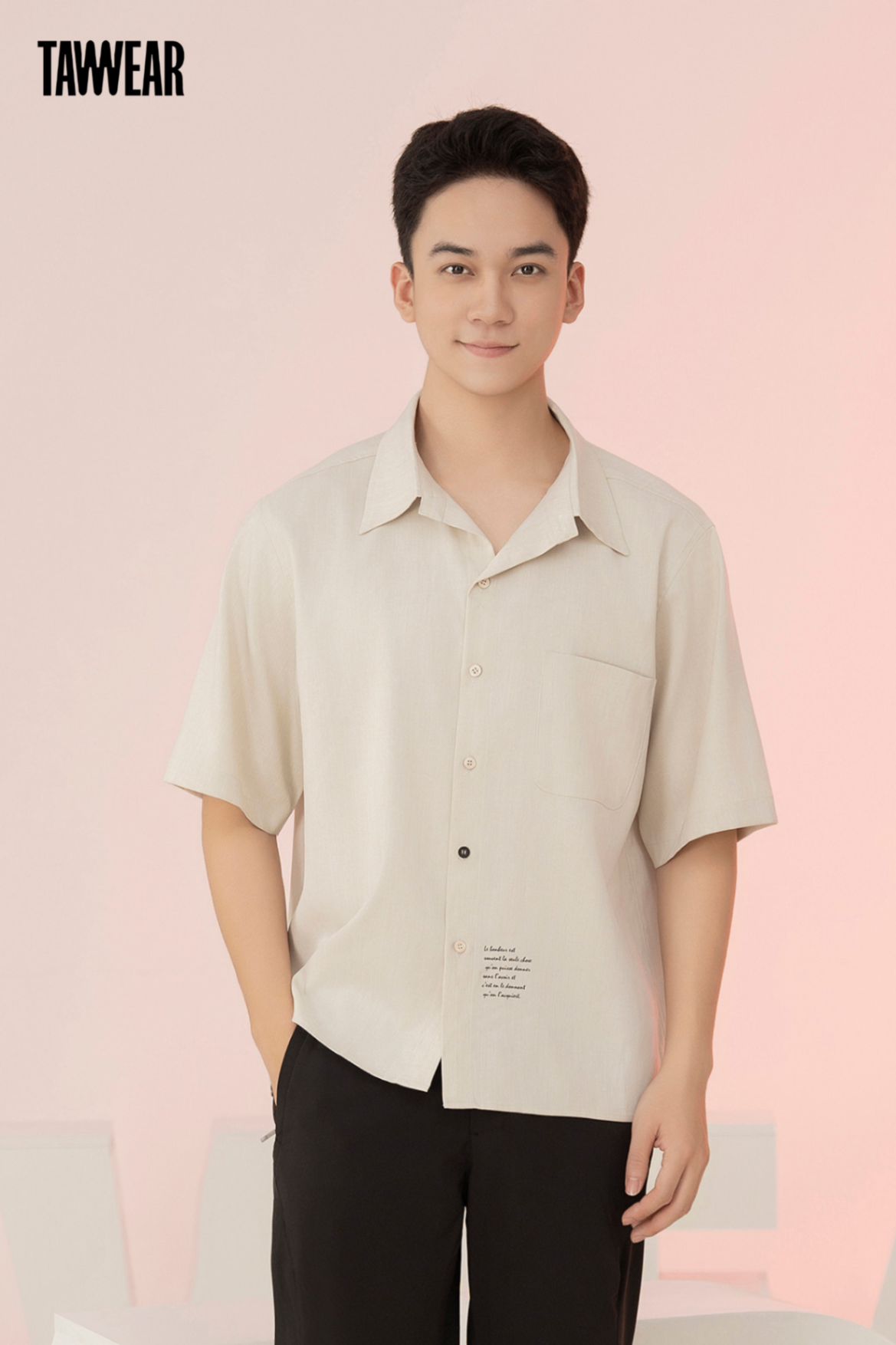 Áo Sơ Mi Nam Cộc Tay Đũi Mềm AS304