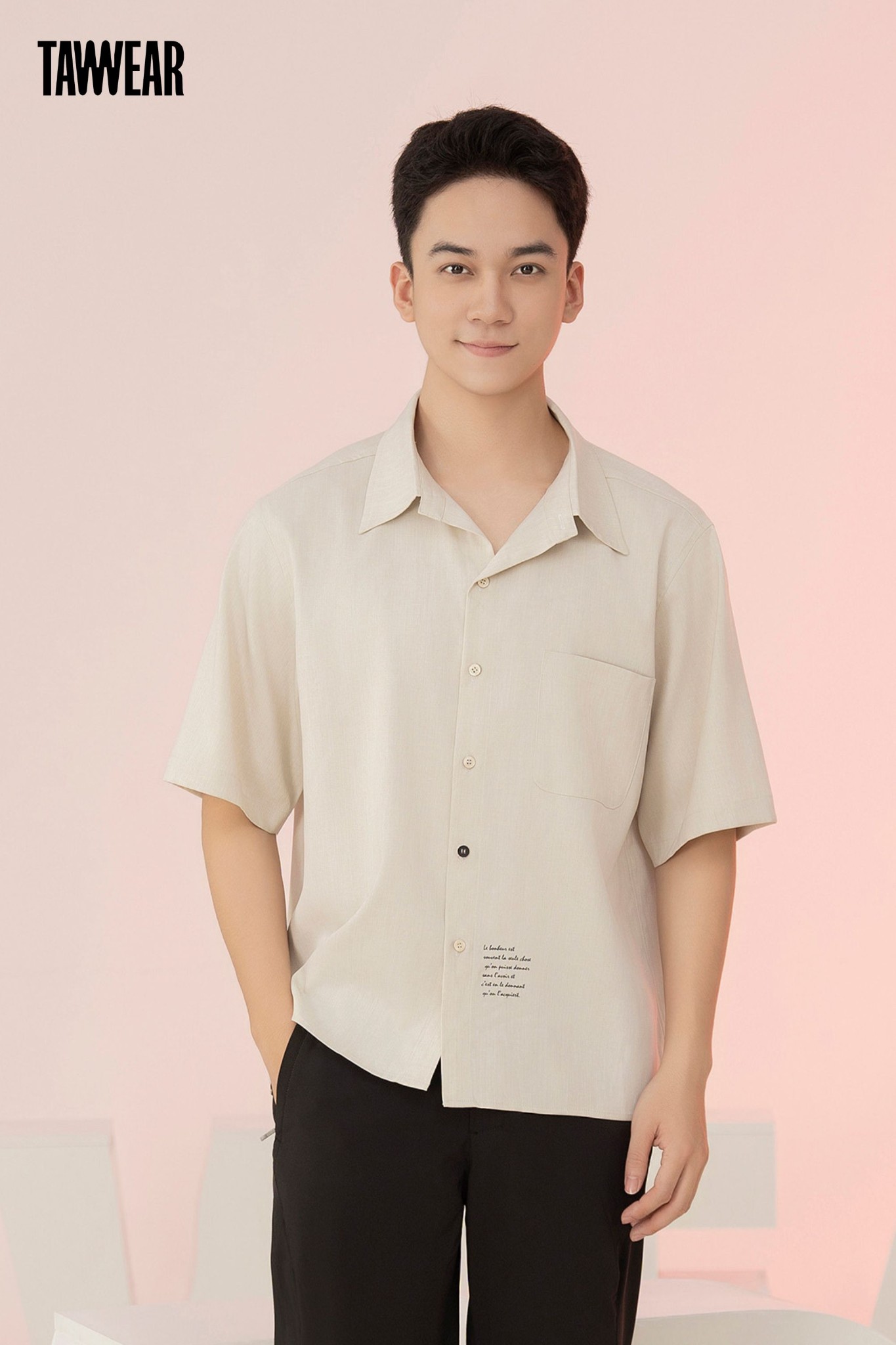 Áo Sơ Mi Nam Cộc Tay Đũi Mềm AS304