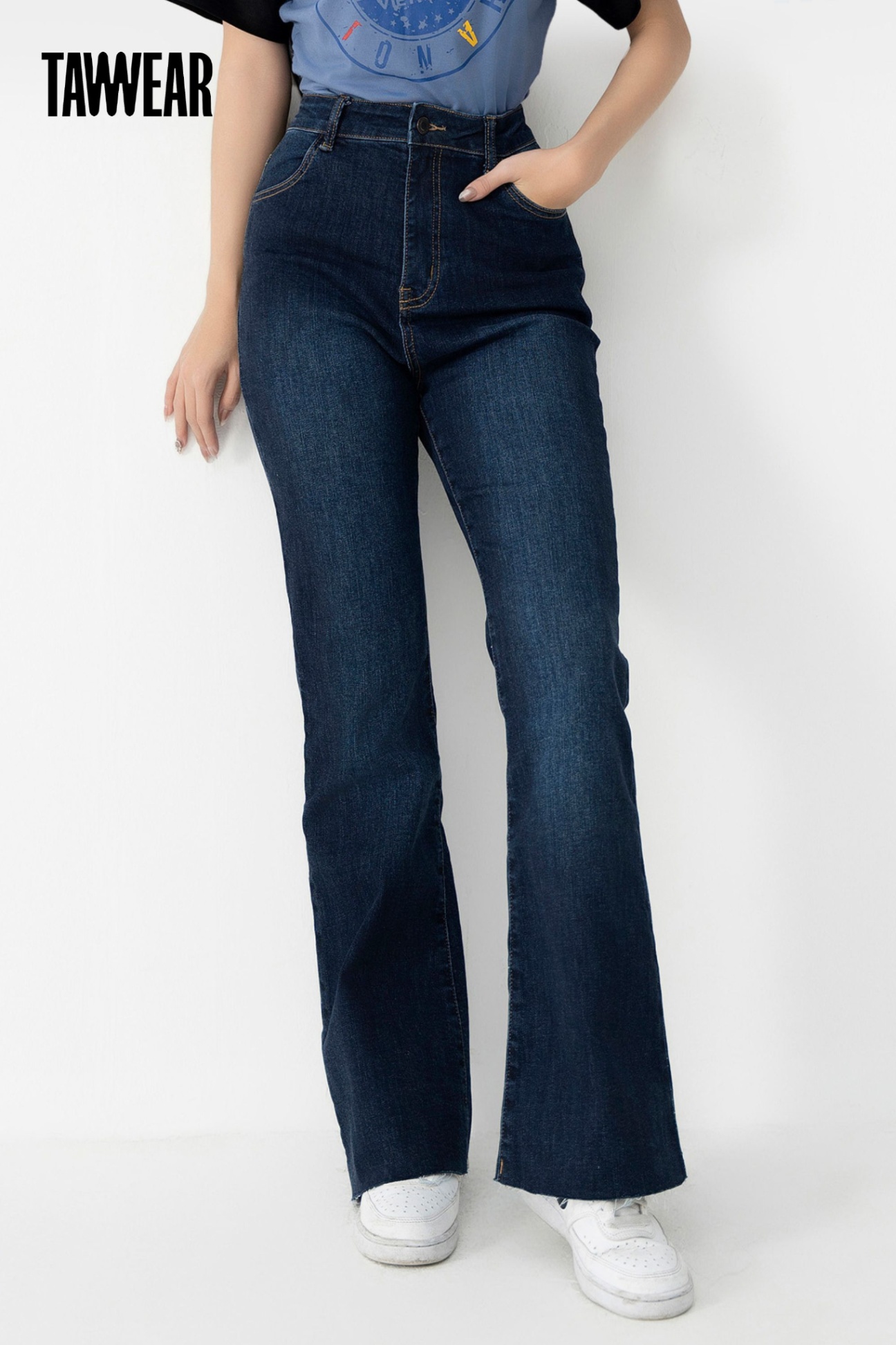 Quần Jean Ống Vẩy Chất Jean Cotton QDJ238