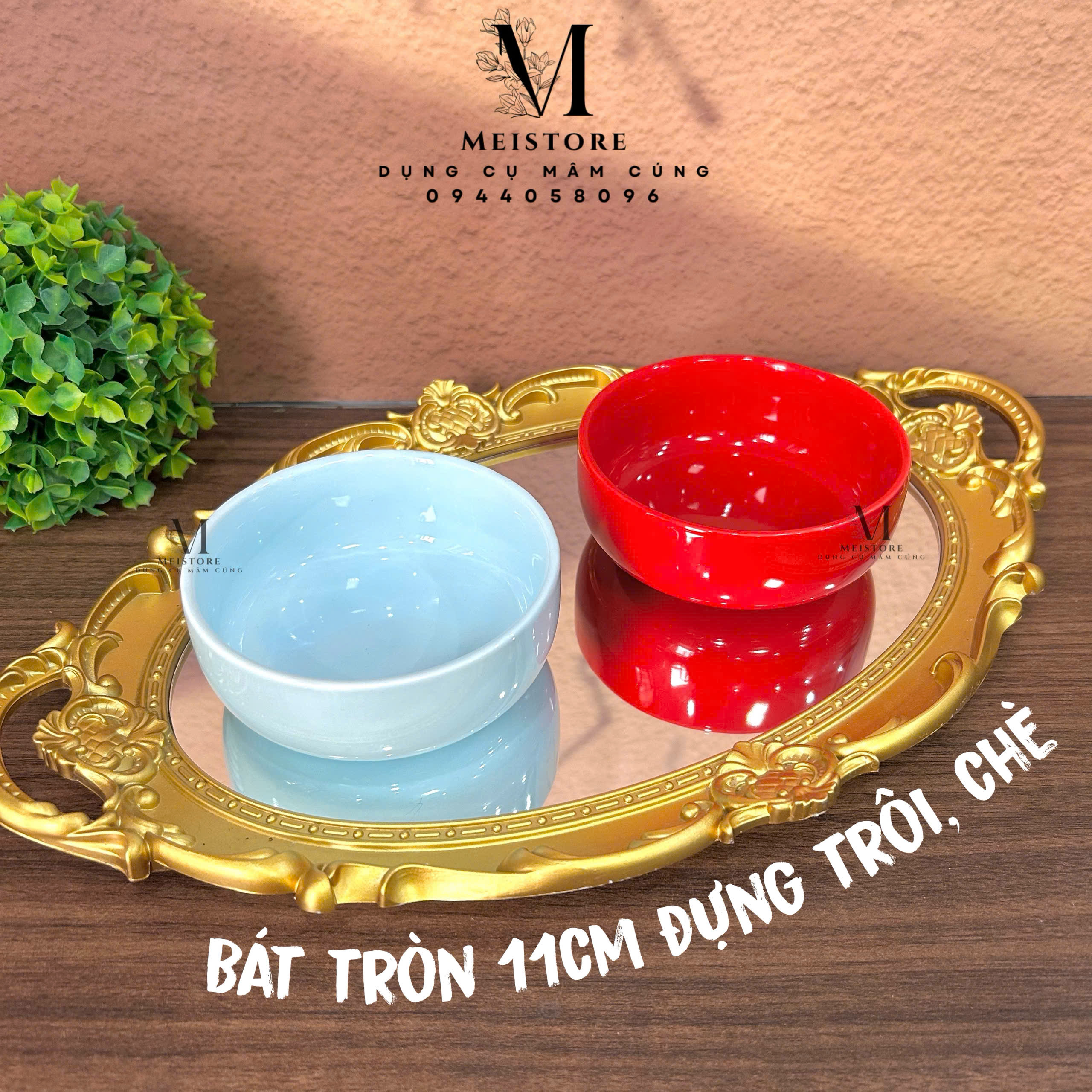 Bát tròn sứ 11cm chất dày