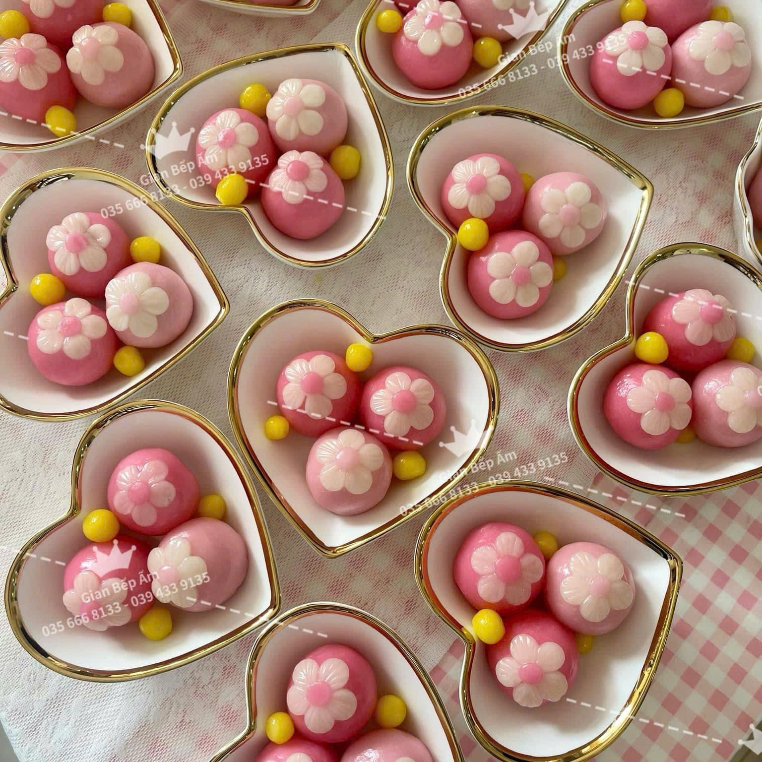 Bộ tạo hình bánh đậu xanh, bánh trôi