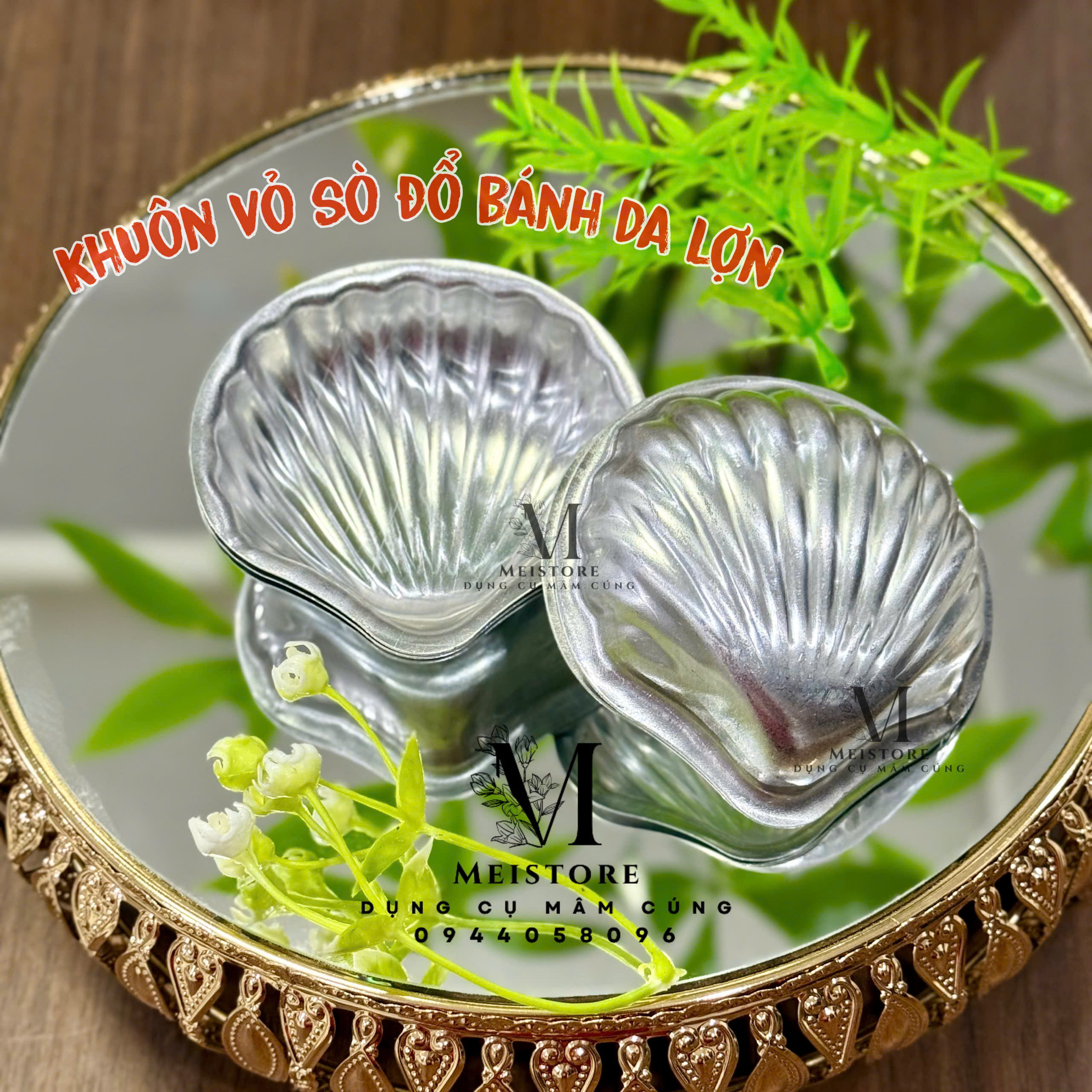 Khuôn nhôm vỏ sò - loại 2