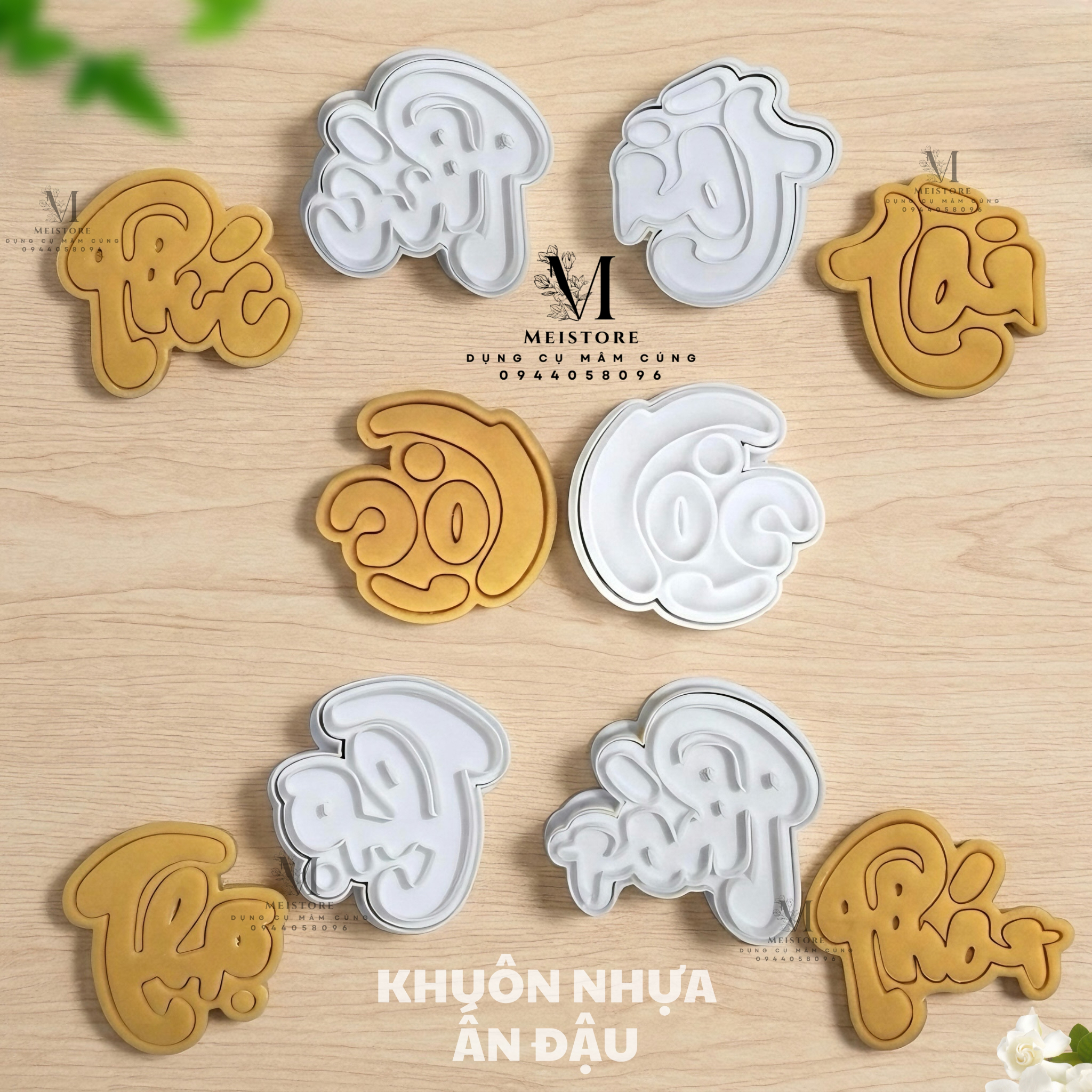 Khuôn cắt đậu 7cm