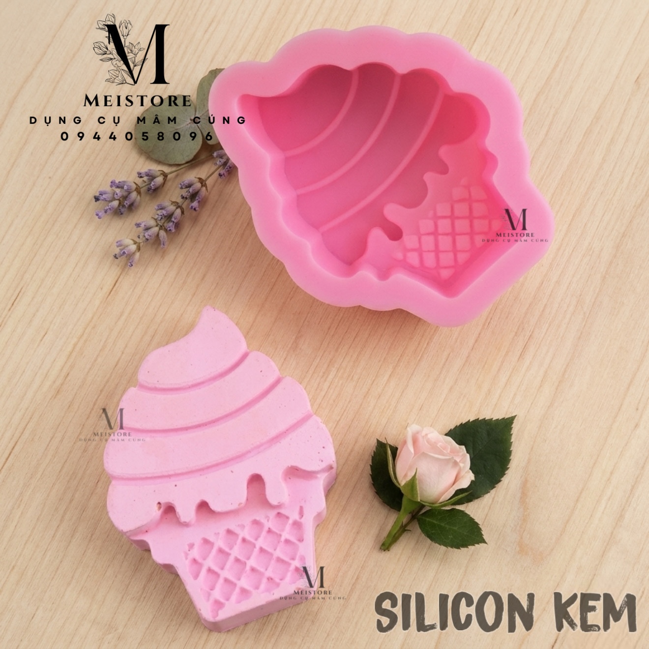 Silicon chiếc kem