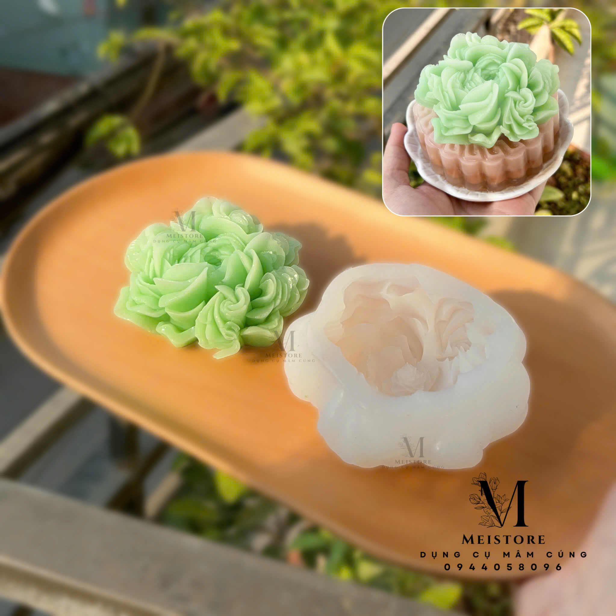 Silicon hoa hồng xoắn