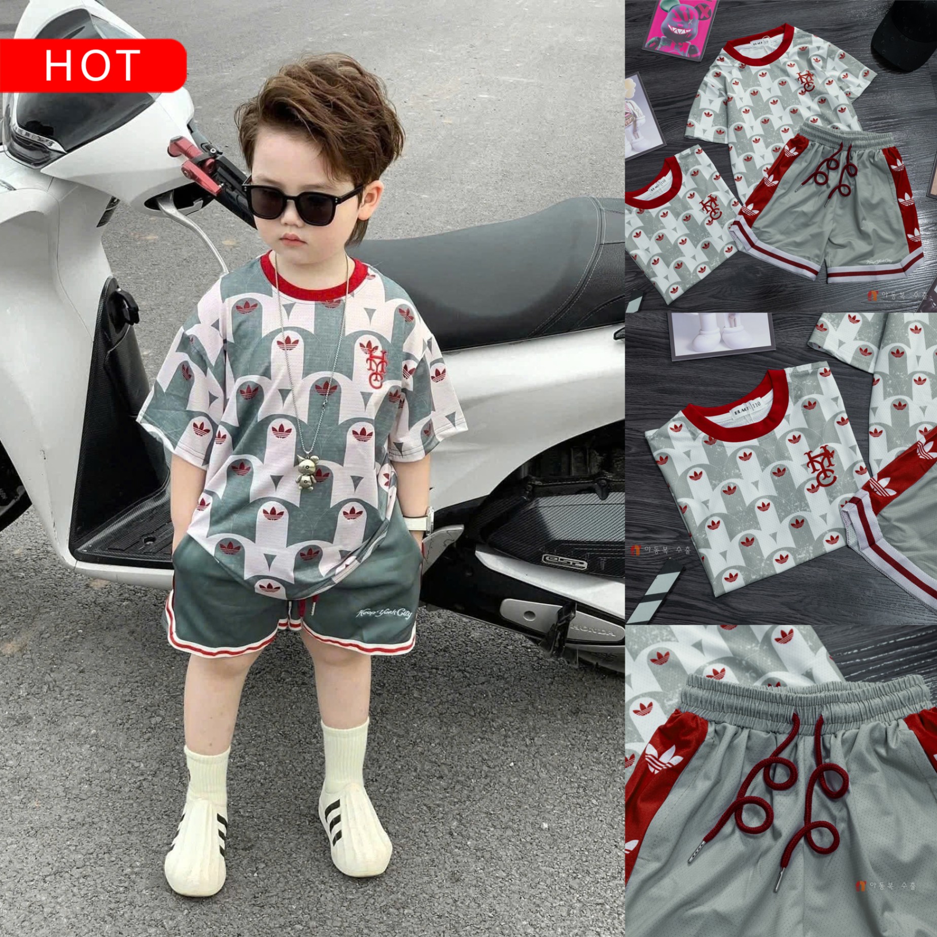 Bộ Adidas cộc tay