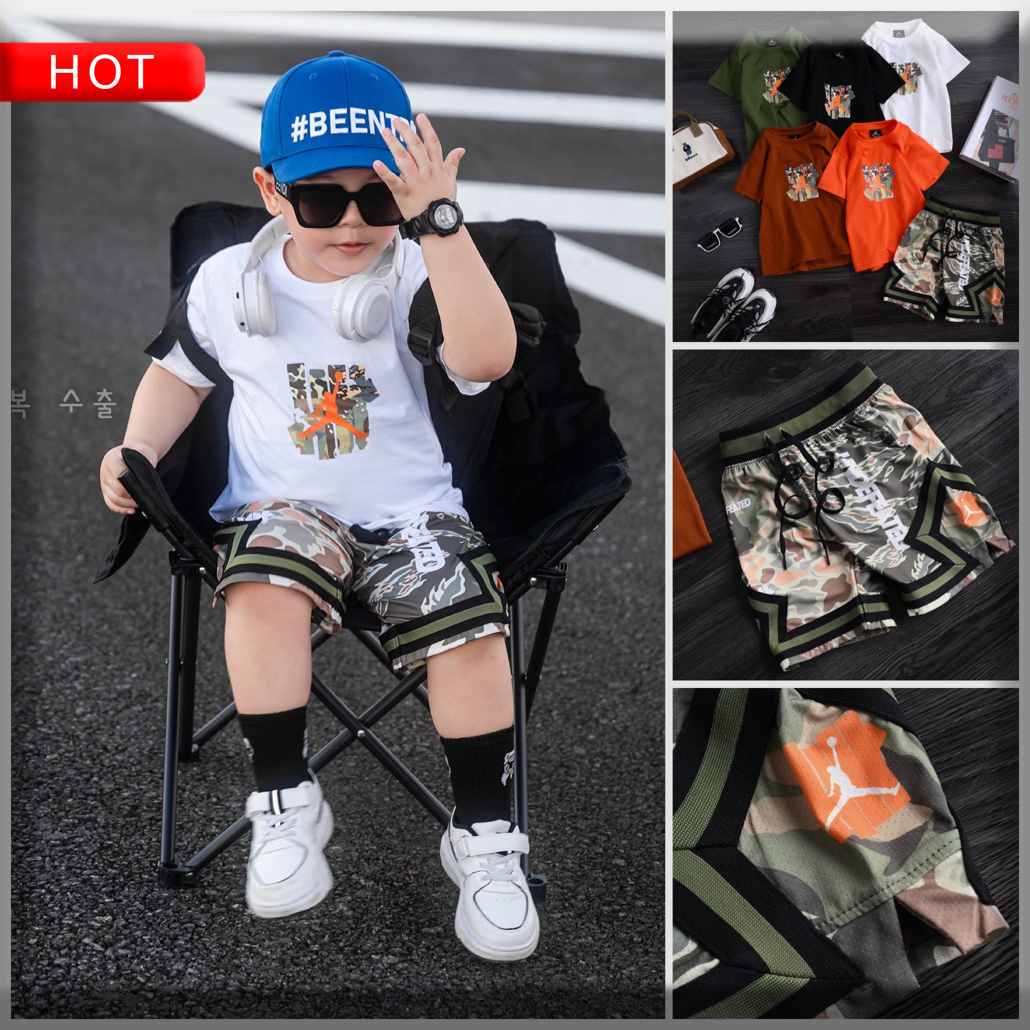 Bộ Jordan 5 màu cho bé