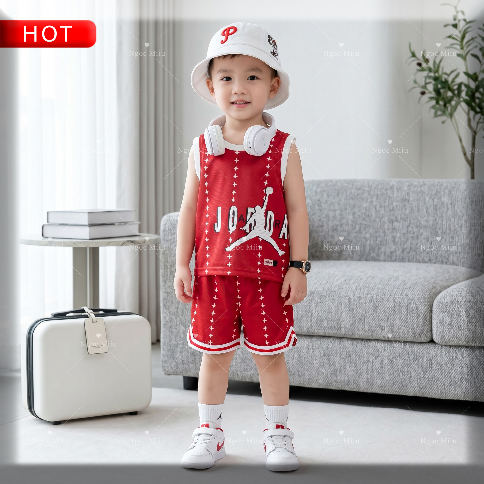 Ba lỗ Jordan đỏ
