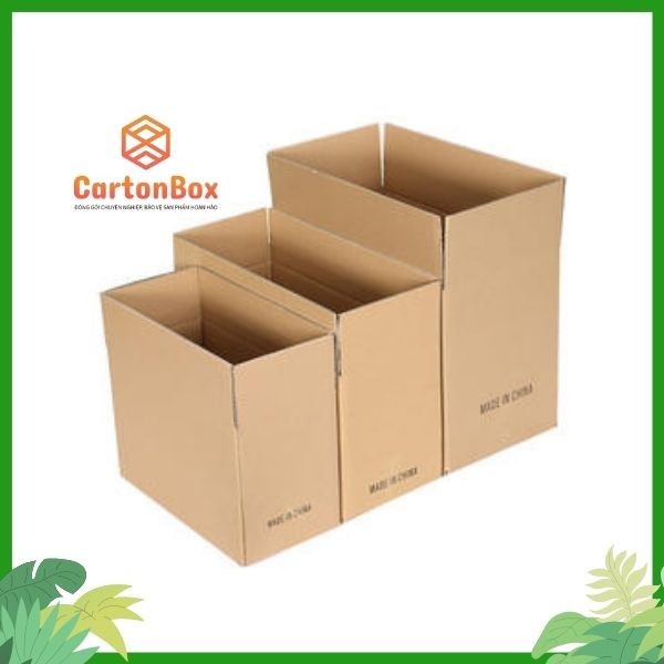 Thùng carton đóng hàng từ CARTON BOX được kiểm tra chất lượng nghiêm ngặt, đảm bảo đáp ứng tiêu chuẩn an toàn và bền bỉ.
