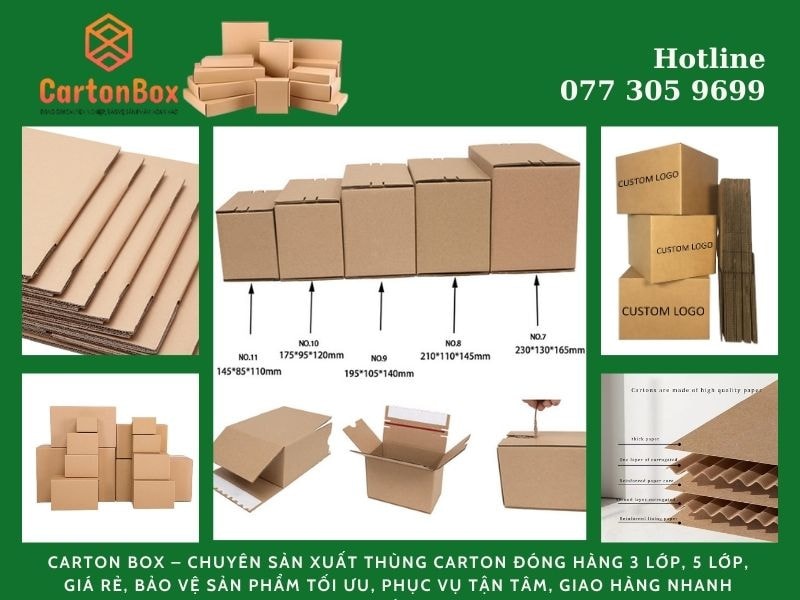 Đặt Thùng Carton Đóng Hàng Số Lượng Linh Hoạt Từ CARTON BOX - Đáp Ứng Mọi Nhu Cầu