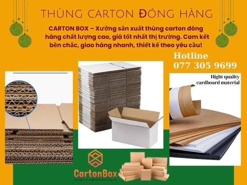 Xưởng Sản Xuất Bao Bì Cam Kết In Hộp Carton Giá Rẻ, Chất Lượng Tuyệt Vời
