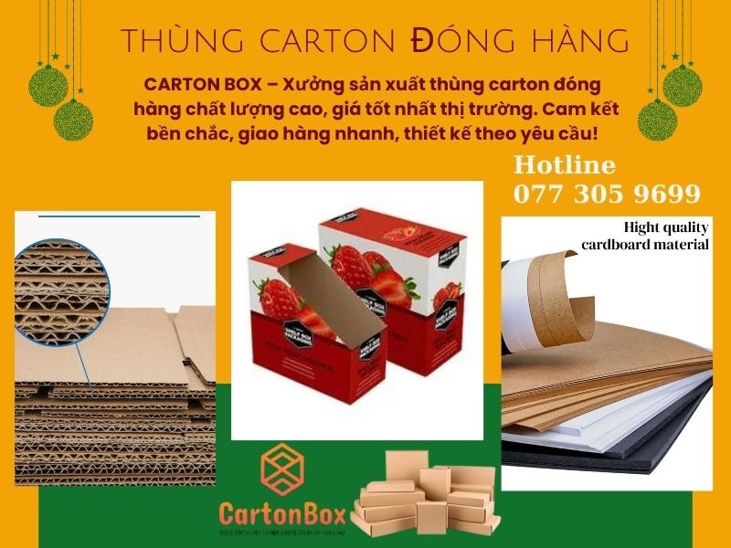 Khám Phá Quy Trình Sản Xuất Thùng Carton Đóng Hàng Chất Lượng Cao Tại