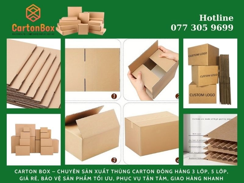 In Hộp Carton Giá Rẻ Với Mẫu Mã Đa Dạng Tại Xưởng Sản Xuất Bao Bì