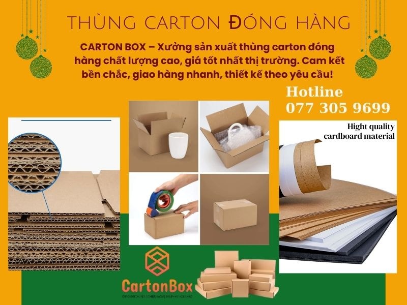 In Hộp Carton Giá Rẻ Theo Yêu Cầu Tại Xưởng Sản Xuất Bao Bì Cao Cấp