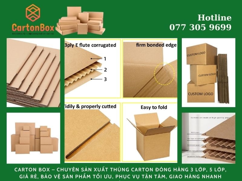 In Hộp Carton Giá Rẻ Nhanh Chóng Tại Xưởng Sản Xuất Bao Bì Chuyên Nghiệp