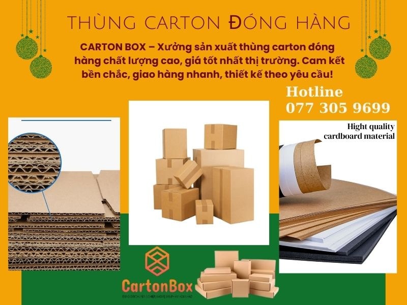 Khám Phá Quy Trình Sản Xuất Thùng Carton Đóng Hàng Chất Lượng Cao Tại CARTON BOX