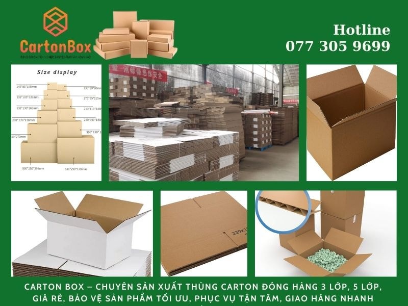 Thùng giấy carton giá rẻ – Lựa chọn tiết kiệm và hiệu quả cho các doanh nghiệp trong ngành bán lẻ