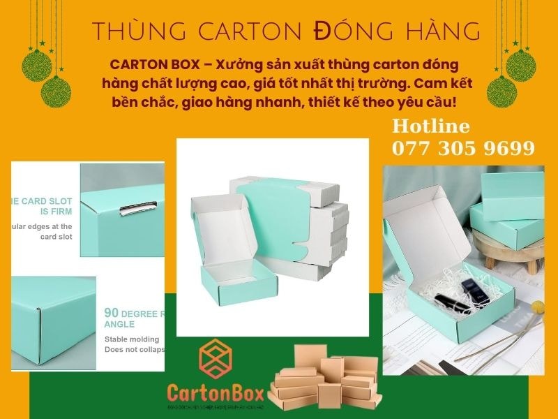 Lý do hộp carton đóng hàng từ công ty sản xuất hộp giấy là sự lựa chọn hoàn hảo cho các doanh nghiệp