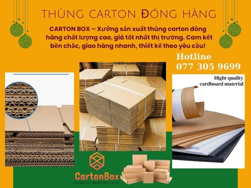 Sản xuất bao bì giấy – Thùng giấy carton giá rẻ, giải pháp đóng gói thân thiện với môi trường